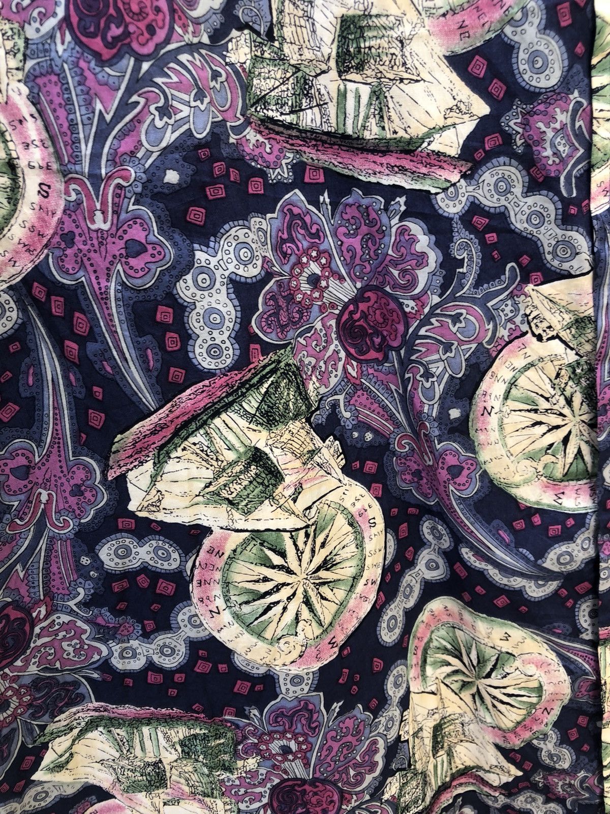 Reyn Spooner Vintage 90s Reyn Spooner Sailing Boat Paisley Hawaiian Shirt Size US XL / EU 56 / 4 - 9 Thumbnail