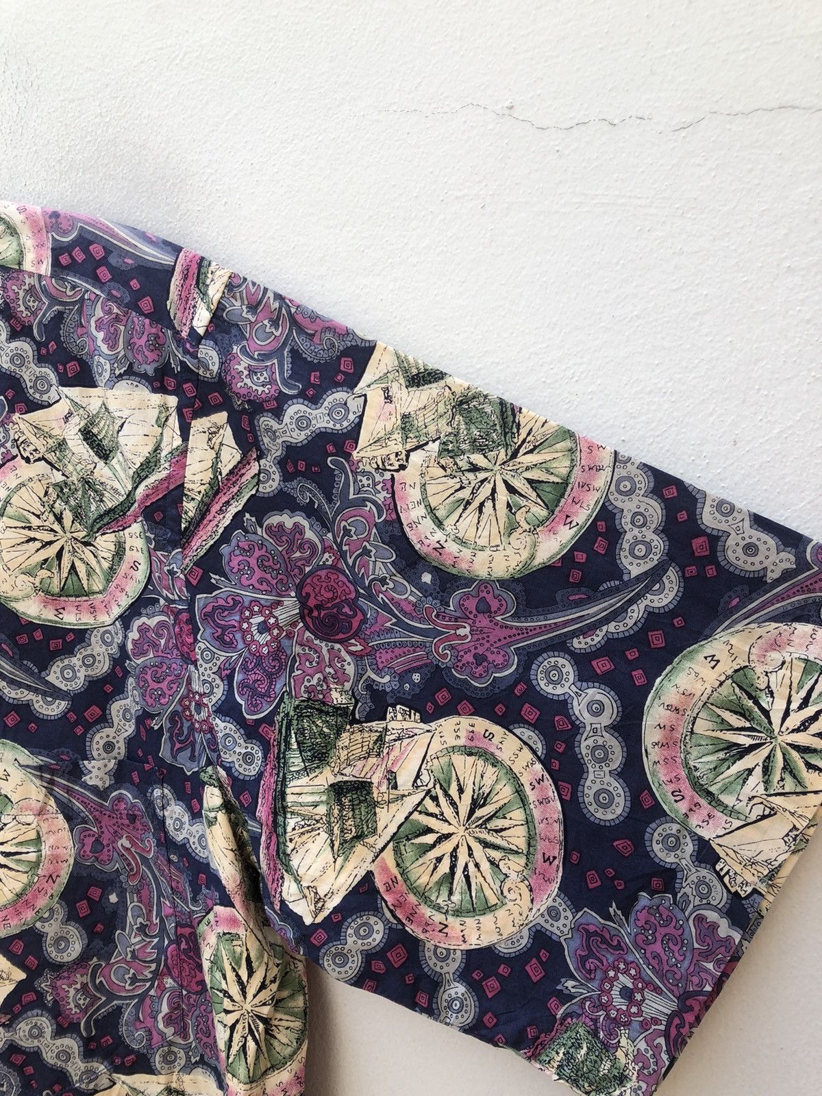 Reyn Spooner Vintage 90s Reyn Spooner Sailing Boat Paisley Hawaiian Shirt Size US XL / EU 56 / 4 - 6 Thumbnail