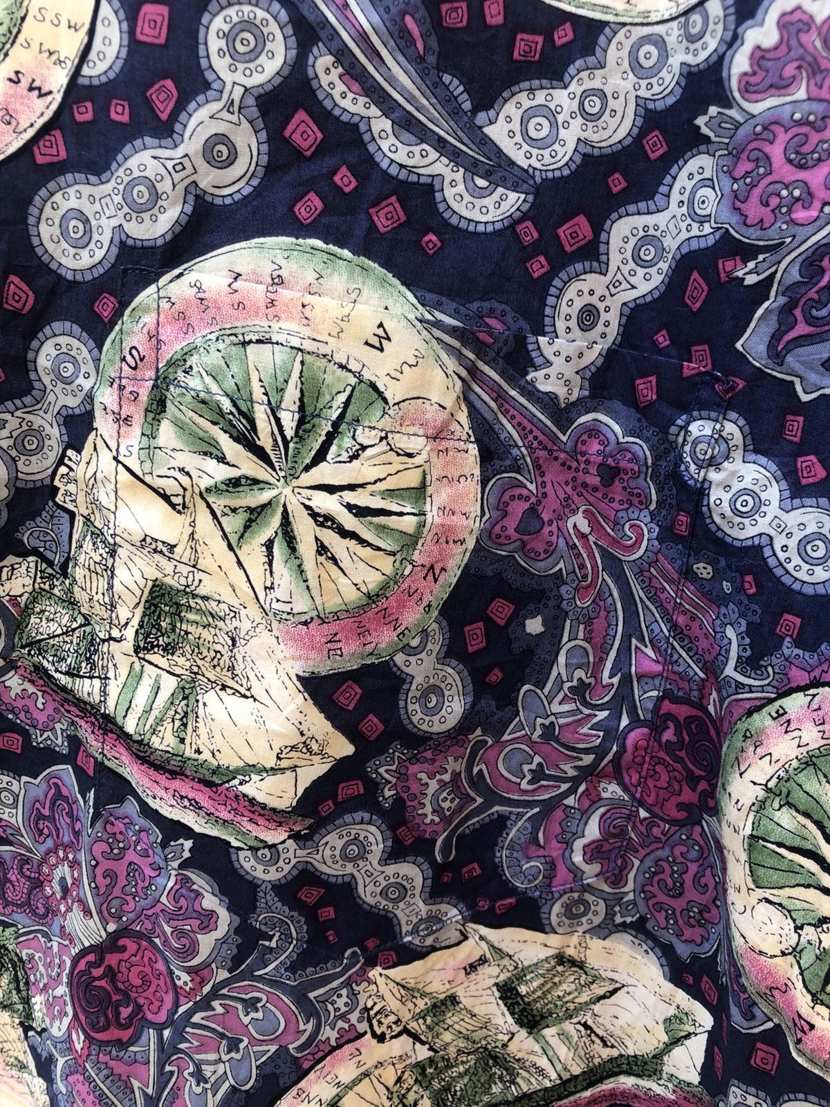 Reyn Spooner Vintage 90s Reyn Spooner Sailing Boat Paisley Hawaiian Shirt Size US XL / EU 56 / 4 - 5 Thumbnail