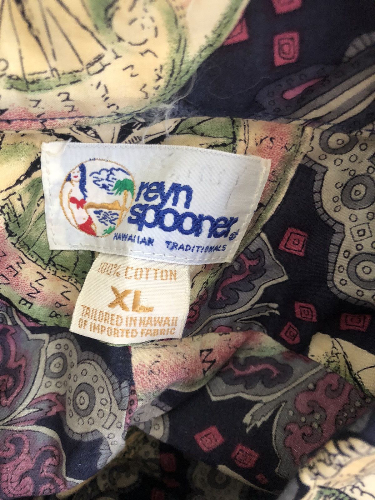 Reyn Spooner Vintage 90s Reyn Spooner Sailing Boat Paisley Hawaiian Shirt Size US XL / EU 56 / 4 - 17 Thumbnail