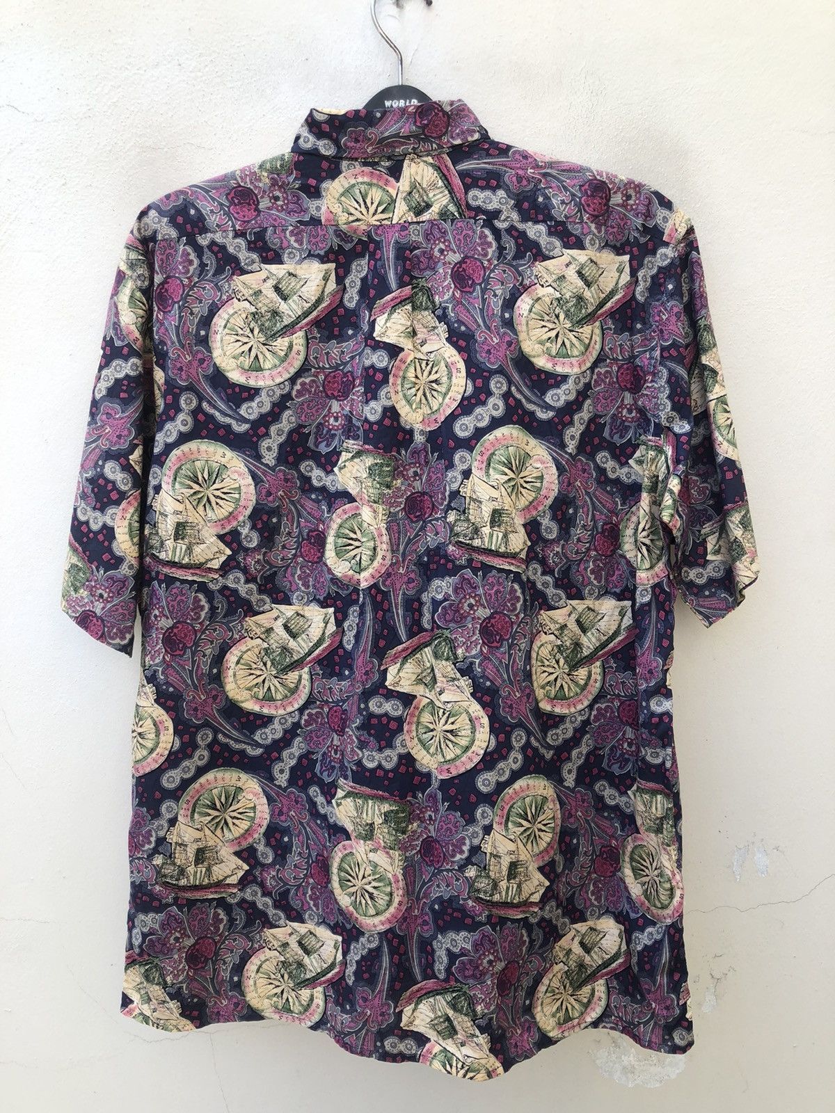 Reyn Spooner Vintage 90s Reyn Spooner Sailing Boat Paisley Hawaiian Shirt Size US XL / EU 56 / 4 - 11 Thumbnail