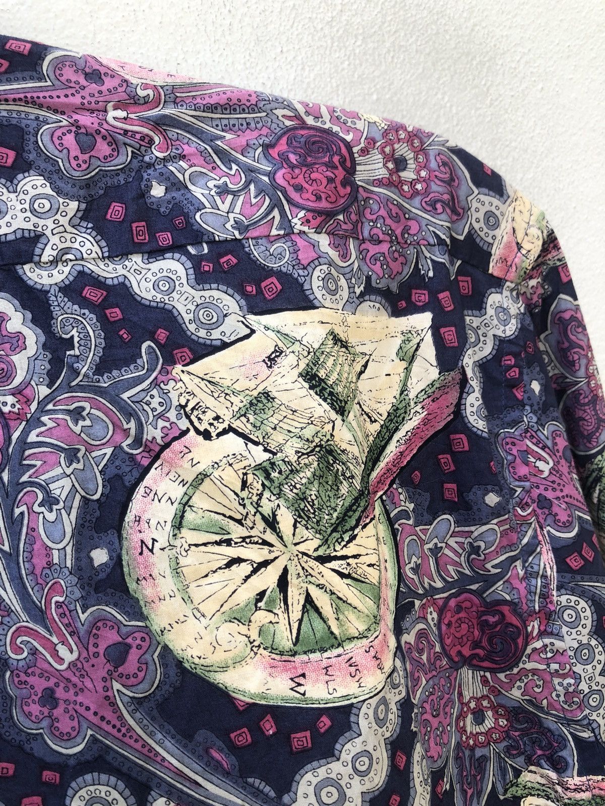 Reyn Spooner Vintage 90s Reyn Spooner Sailing Boat Paisley Hawaiian Shirt Size US XL / EU 56 / 4 - 12 Thumbnail