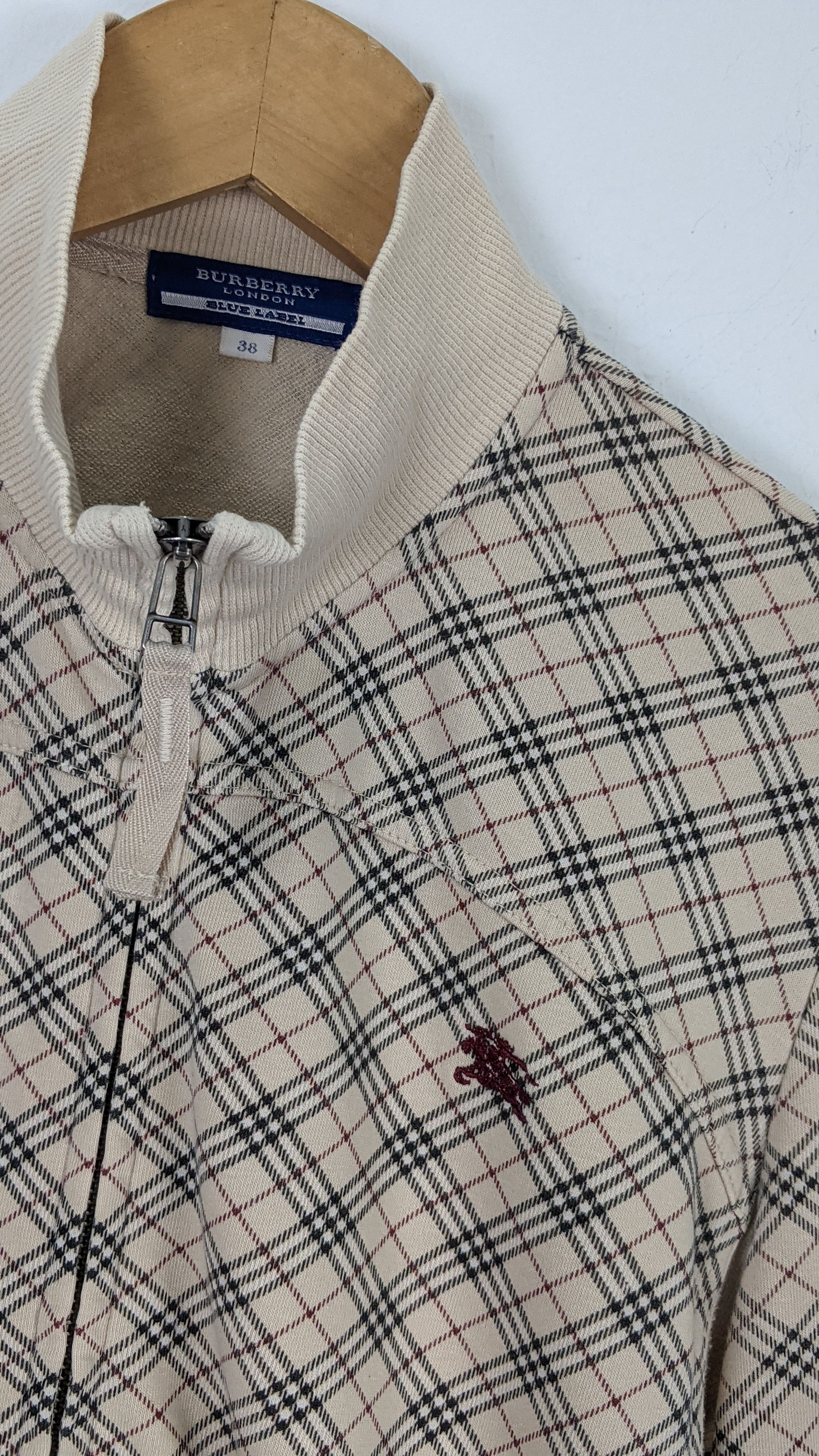 Burberry Burberry Blue Label Nova Check Sweater Jacket Size US S / EU 44-46 / 1 - 3 Thumbnail
