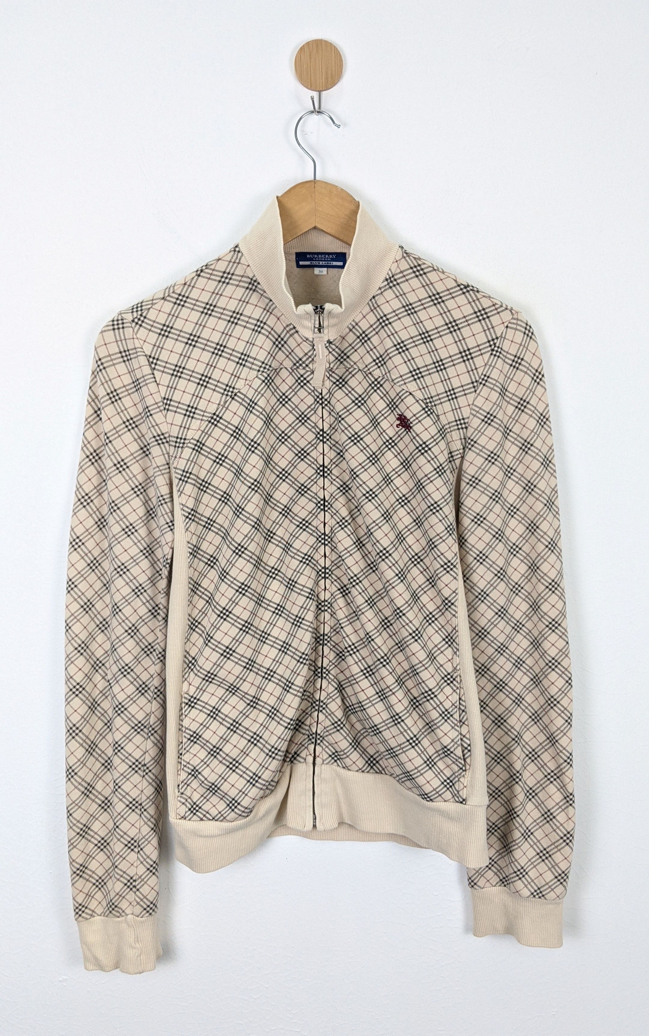 Burberry Burberry Blue Label Nova Check Sweater Jacket Size US S / EU 44-46 / 1 - 1 Thumbnail