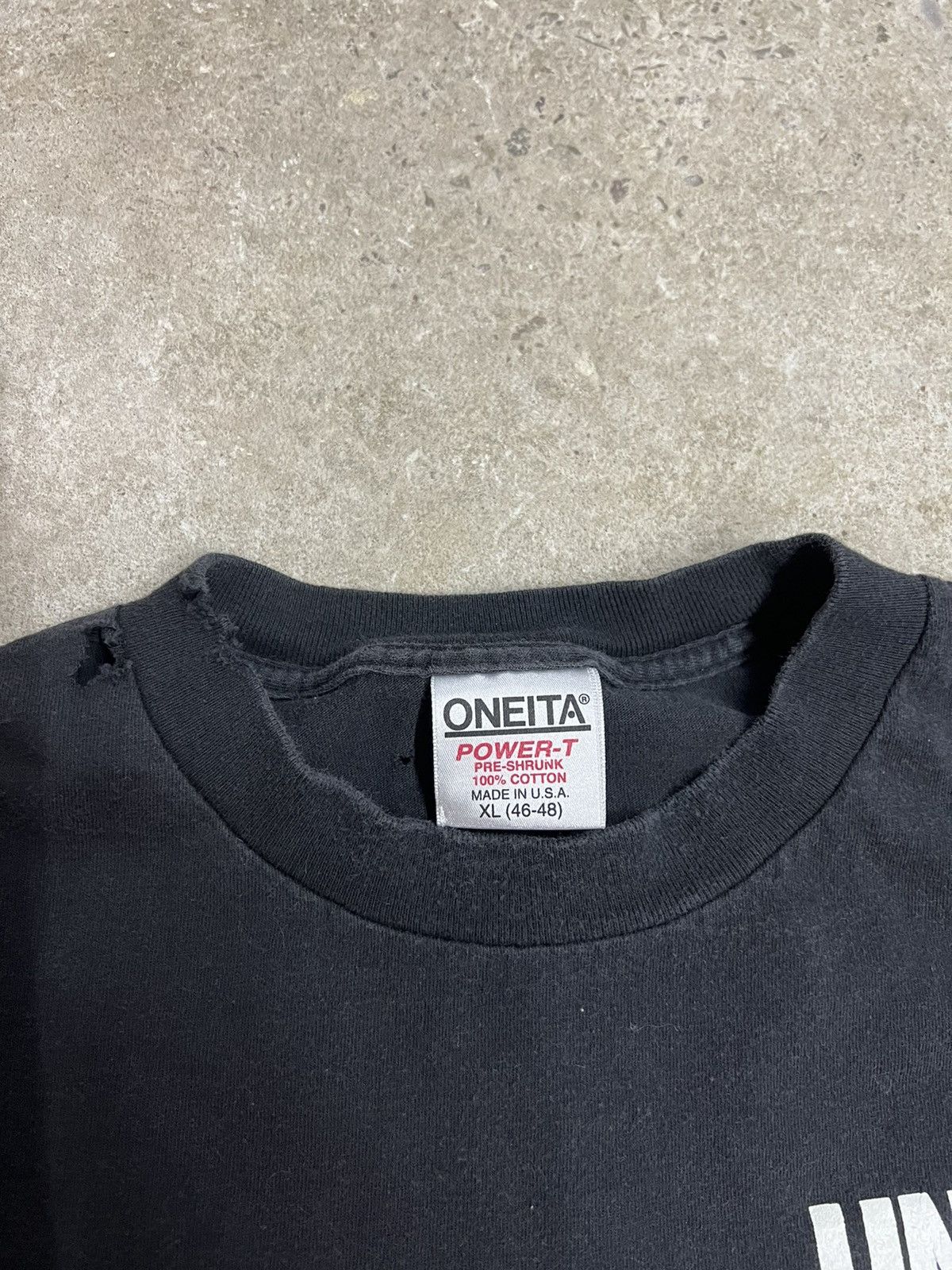 Vintage 1980s Faded Black Union Yes Tee Size US XL / EU 56 / 4 - 5 Thumbnail