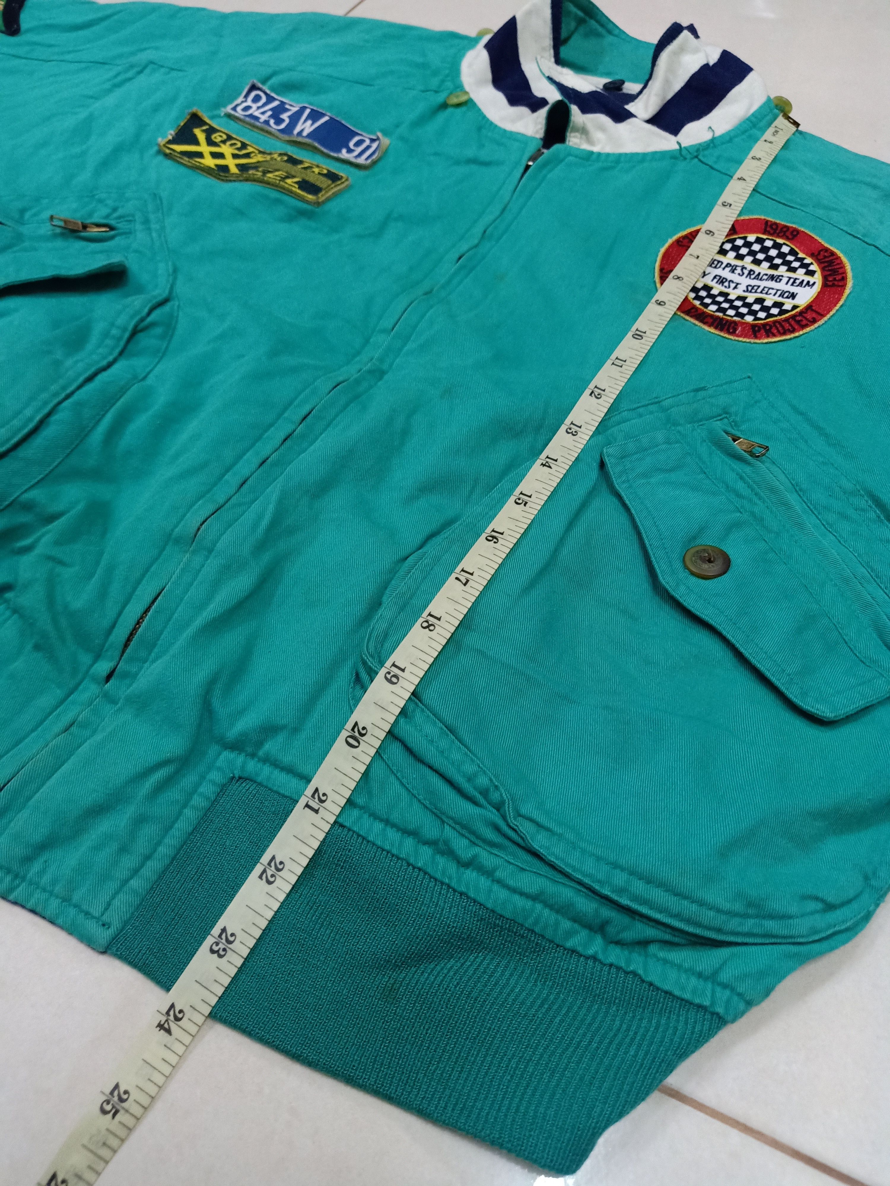 Other QUIDE PIE Racing Bomber Style Reversible Green Jacket Size US M / EU 48-50 / 2 - 14 Thumbnail