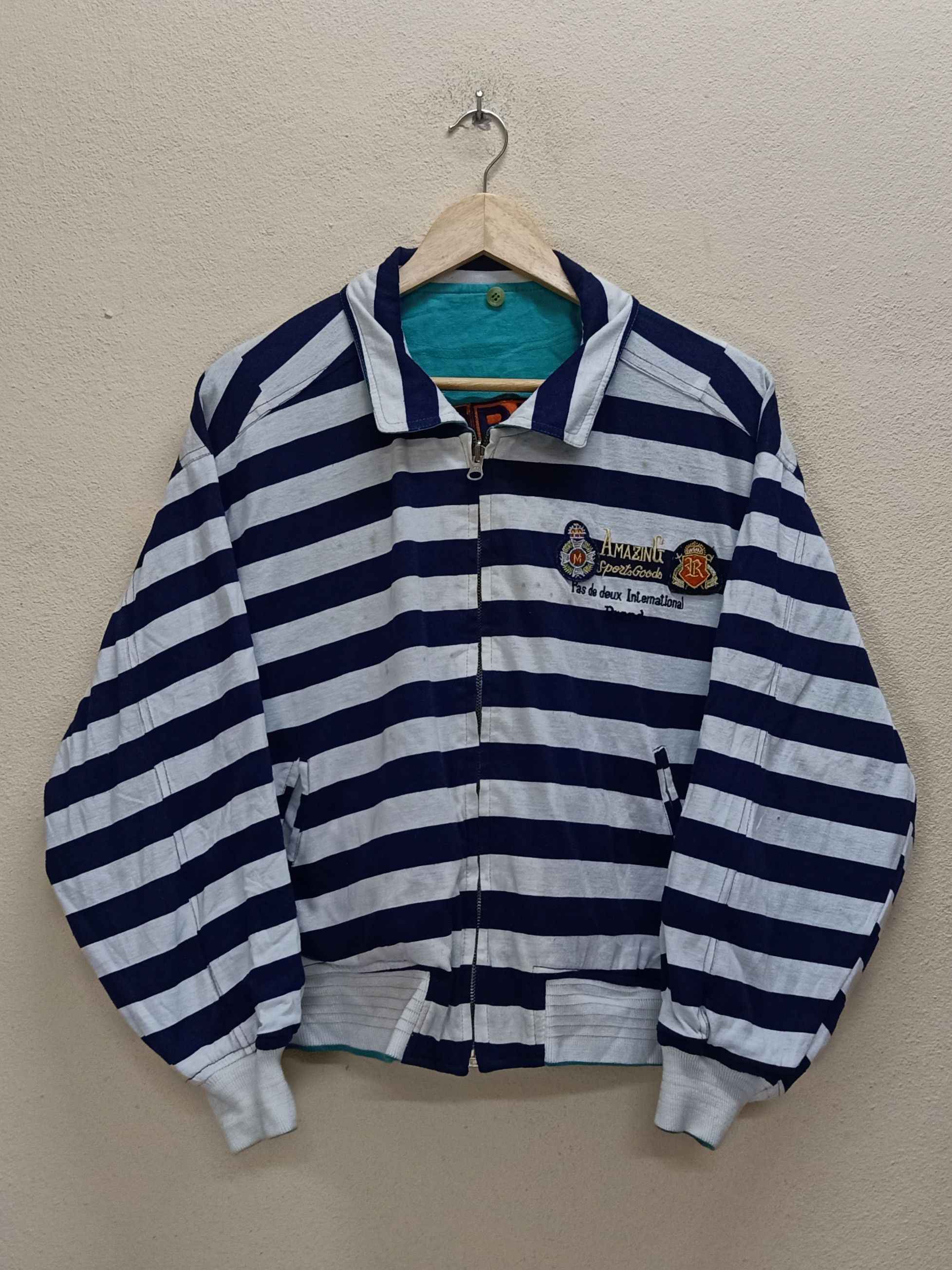 Other QUIDE PIE Racing Bomber Style Reversible Green Jacket Size US M / EU 48-50 / 2 - 4 Thumbnail