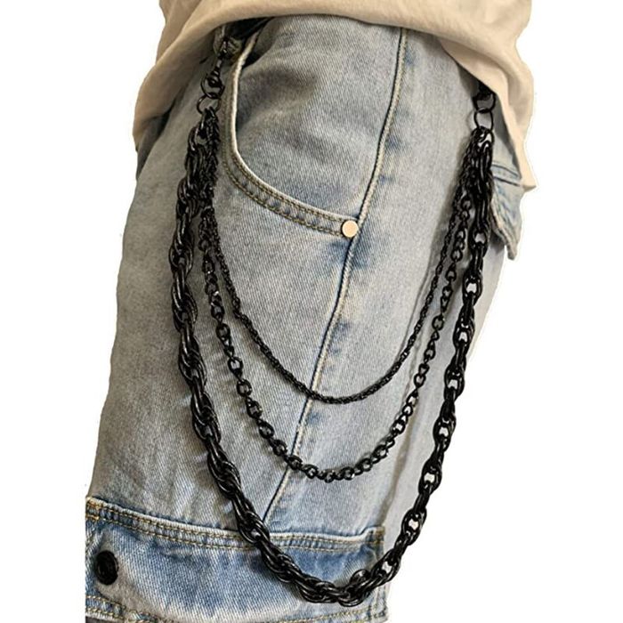 Vision Streetwear Black Multilayer Pants Chain | Grailed