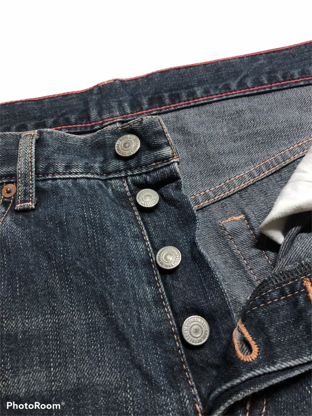 Japanese Brand WASHED BLUE SOUL OF FREEDOM DENIM Size US 33 - 3 Thumbnail