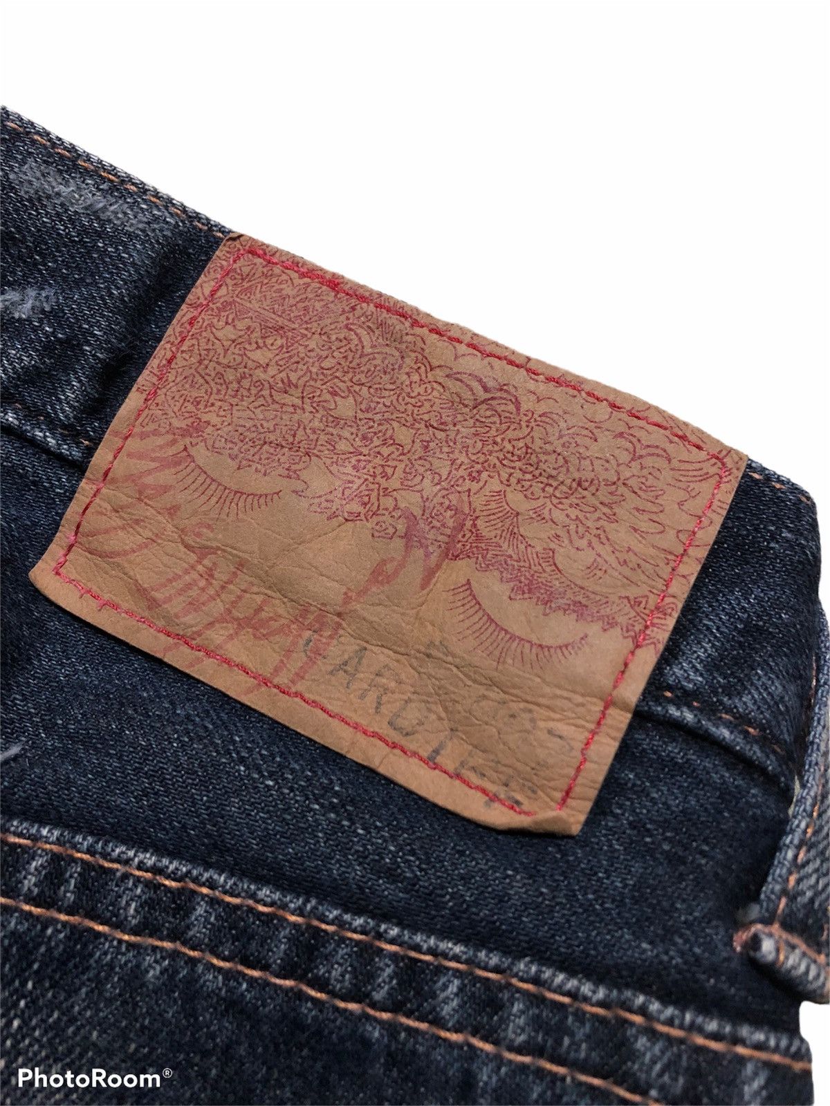 Japanese Brand WASHED BLUE SOUL OF FREEDOM DENIM Size US 33 - 5 Thumbnail
