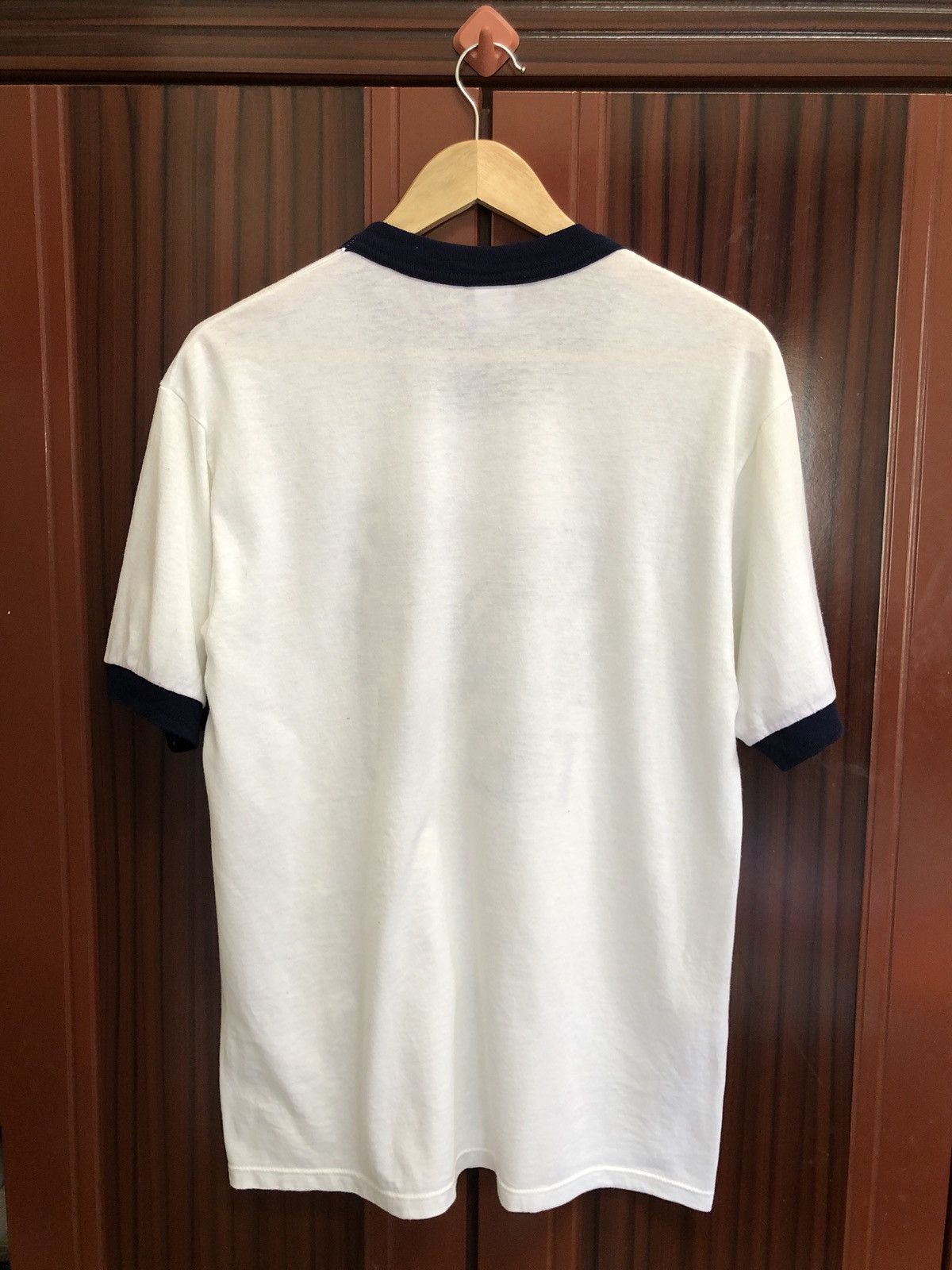 Vintage Vintage 90s Us Navy Ringer Tee Size US L / EU 52-54 / 3 - 2 Thumbnail