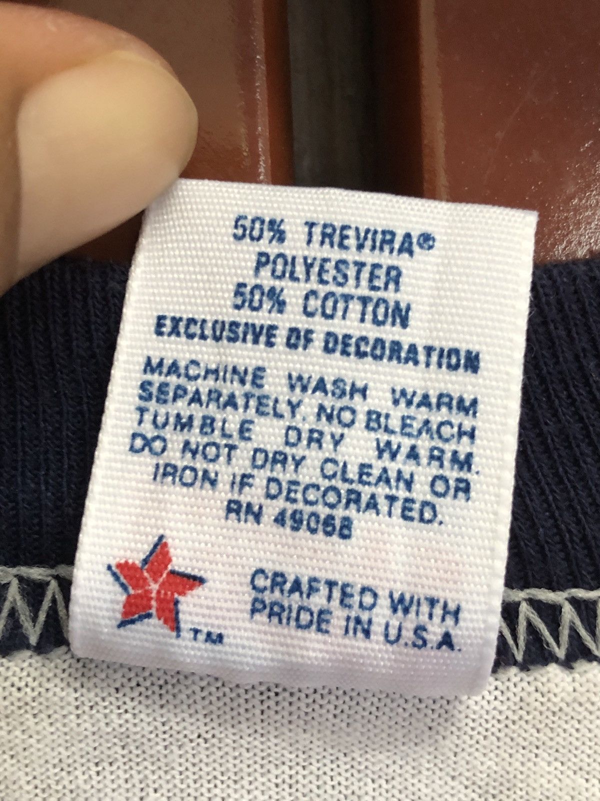Vintage Vintage 90s Us Navy Ringer Tee Size US L / EU 52-54 / 3 - 5 Thumbnail