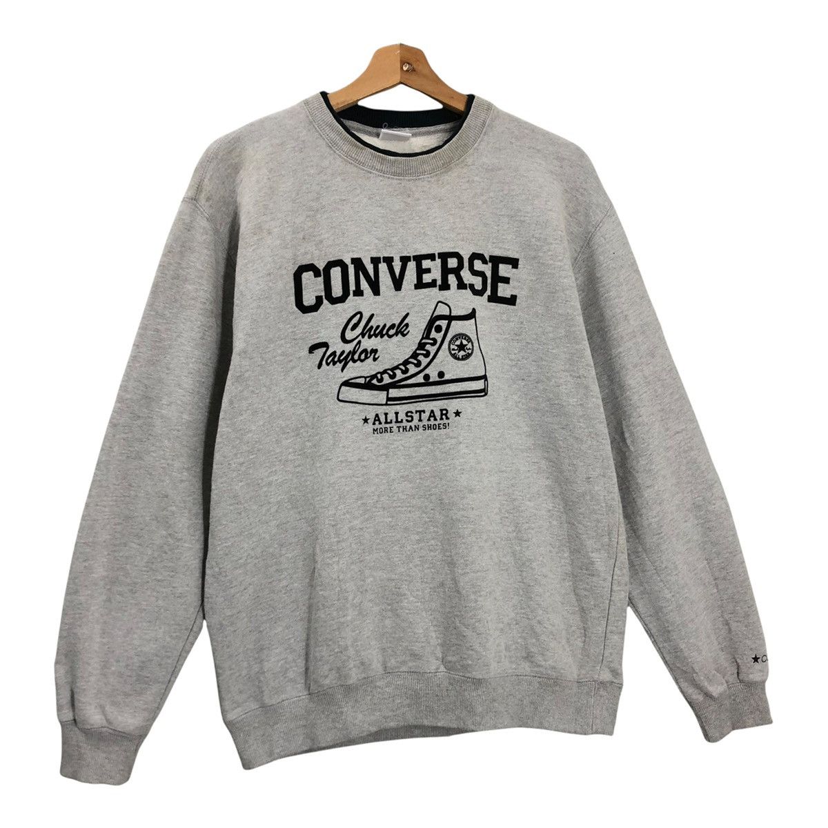 Converse Vintage Converse Crewneck Sweatshirt Big Logo Size M Size US M / EU 48-50 / 2 - 2 Thumbnail