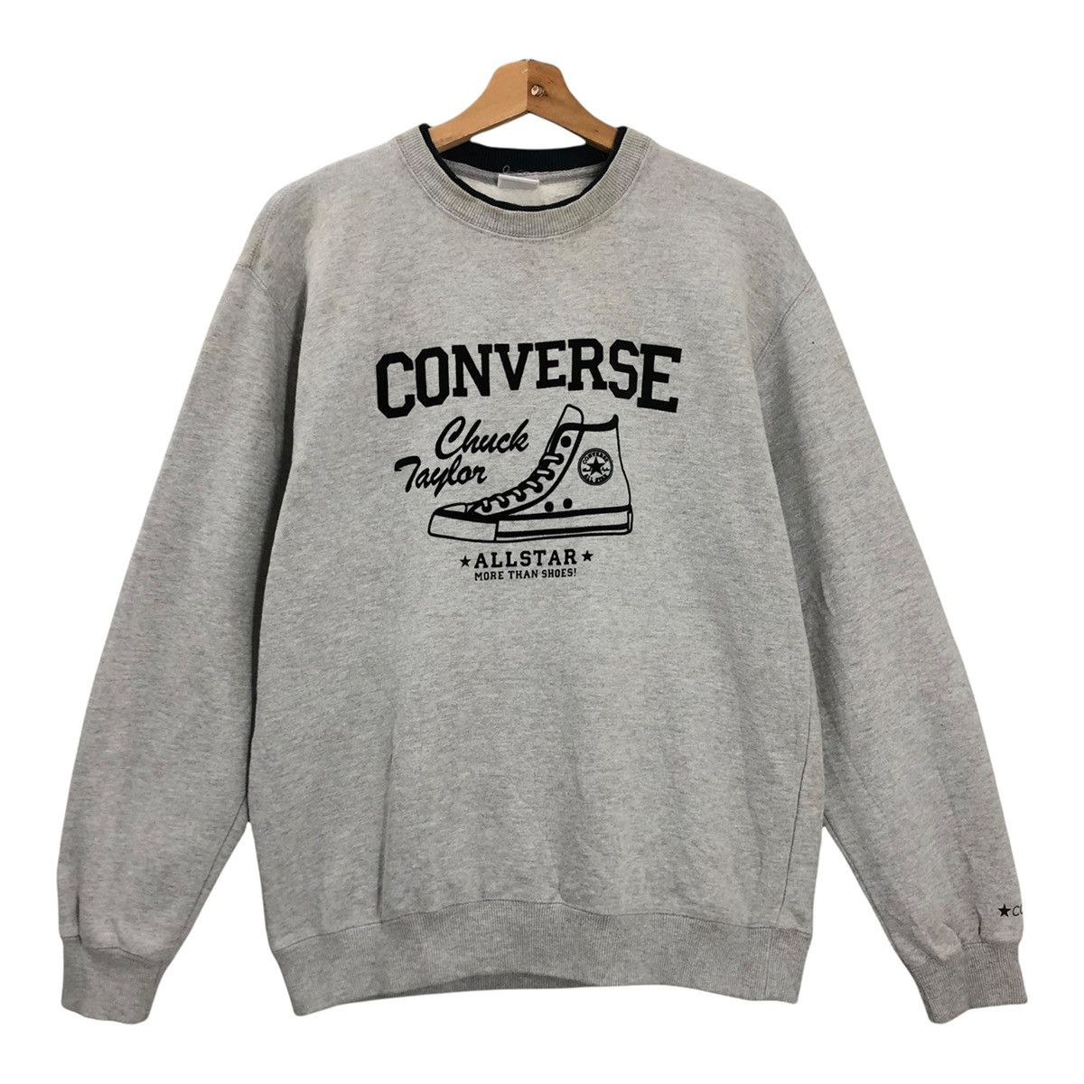 Converse Vintage Converse Crewneck Sweatshirt Big Logo Size M Size US M / EU 48-50 / 2 - 1 Thumbnail