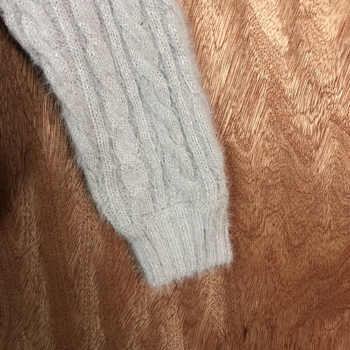 Japanese Brand PinkLatte Grey Mohair Shag Shaggy Knitwear Size US S / EU 44-46 / 1 - 4 Thumbnail