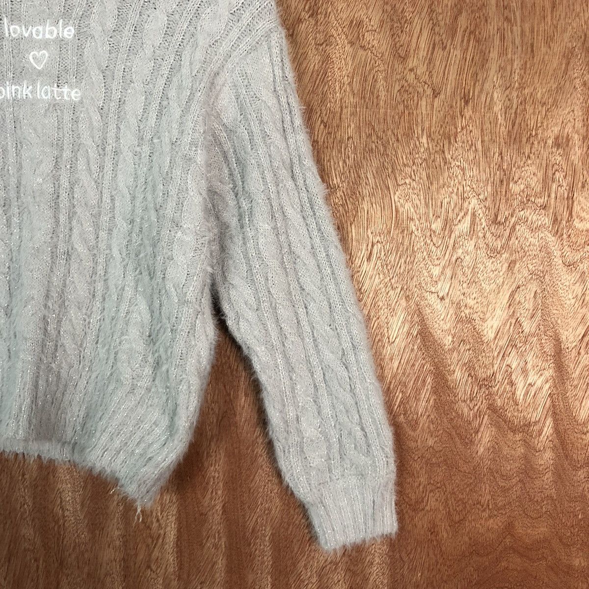Japanese Brand PinkLatte Grey Mohair Shag Shaggy Knitwear Size US S / EU 44-46 / 1 - 5 Thumbnail