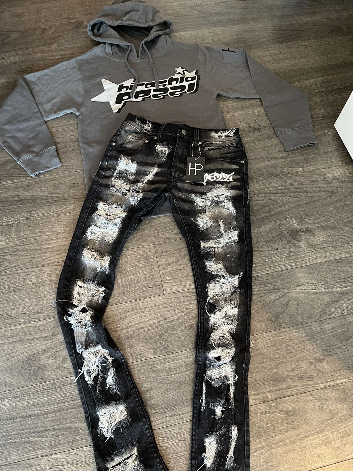 Other Hirashiapezzi 01 Black Concrete Denim Size US 30 / EU 46 - 4 Thumbnail
