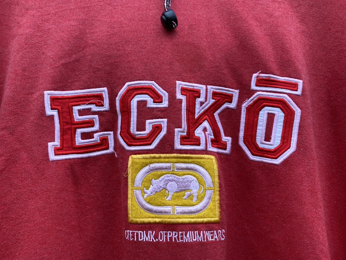 Ecko Unltd. Vintage 90s Ecko embroided reverse wave streetwear hoodie Size US L / EU 52-54 / 3 - 7 Thumbnail