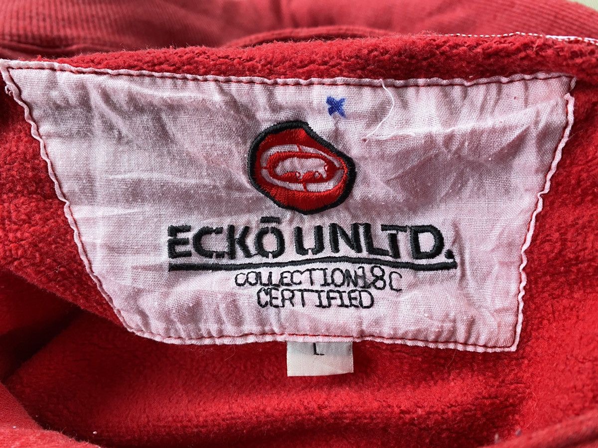 Ecko Unltd. Vintage 90s Ecko embroided reverse wave streetwear hoodie Size US L / EU 52-54 / 3 - 10 Thumbnail
