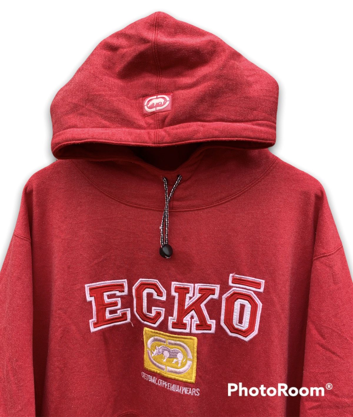 Ecko Unltd. Vintage 90s Ecko embroided reverse wave streetwear hoodie Size US L / EU 52-54 / 3 - 3 Thumbnail