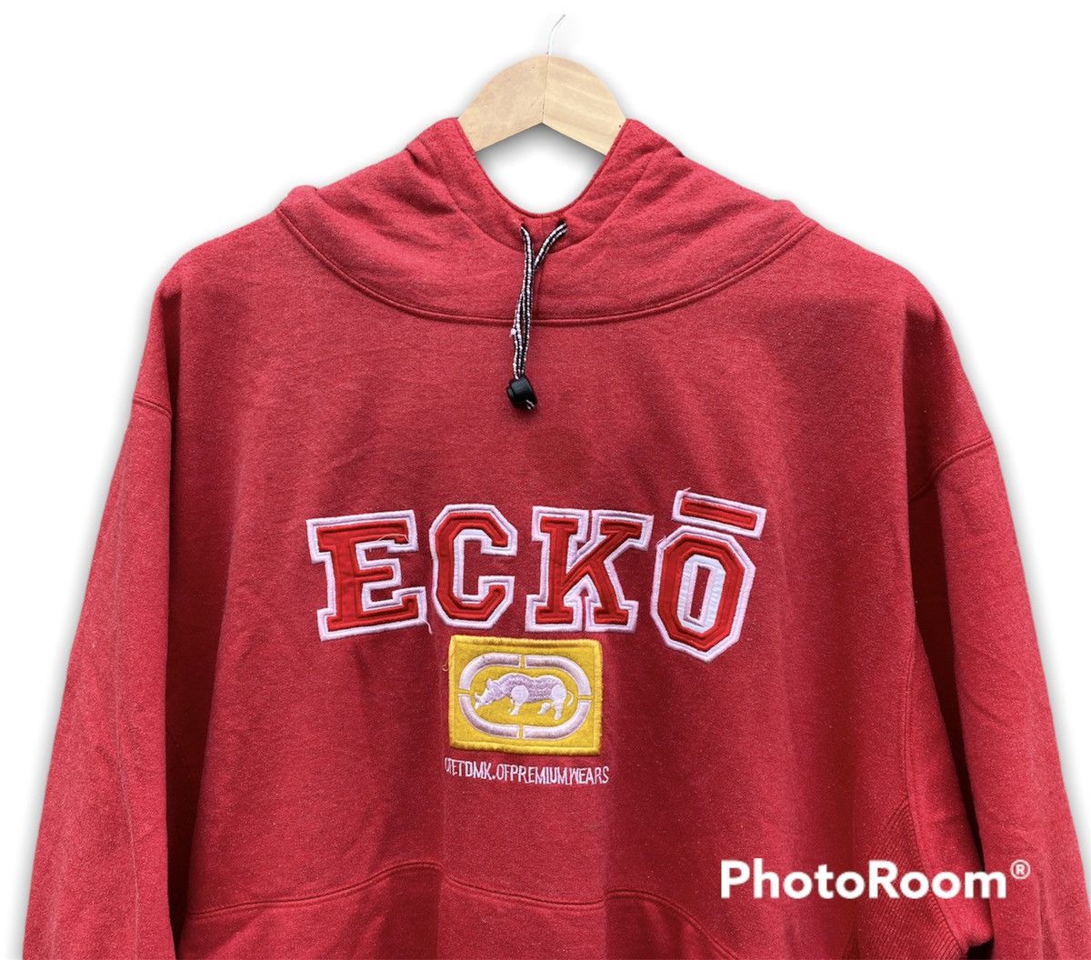Ecko Unltd. Vintage 90s Ecko embroided reverse wave streetwear hoodie Size US L / EU 52-54 / 3 - 6 Thumbnail