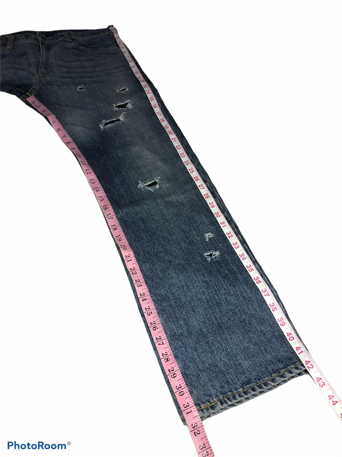 Vintage VINTAGE DISTRESSED DENIM BY Uniqlo Size US 33 - 9 Thumbnail