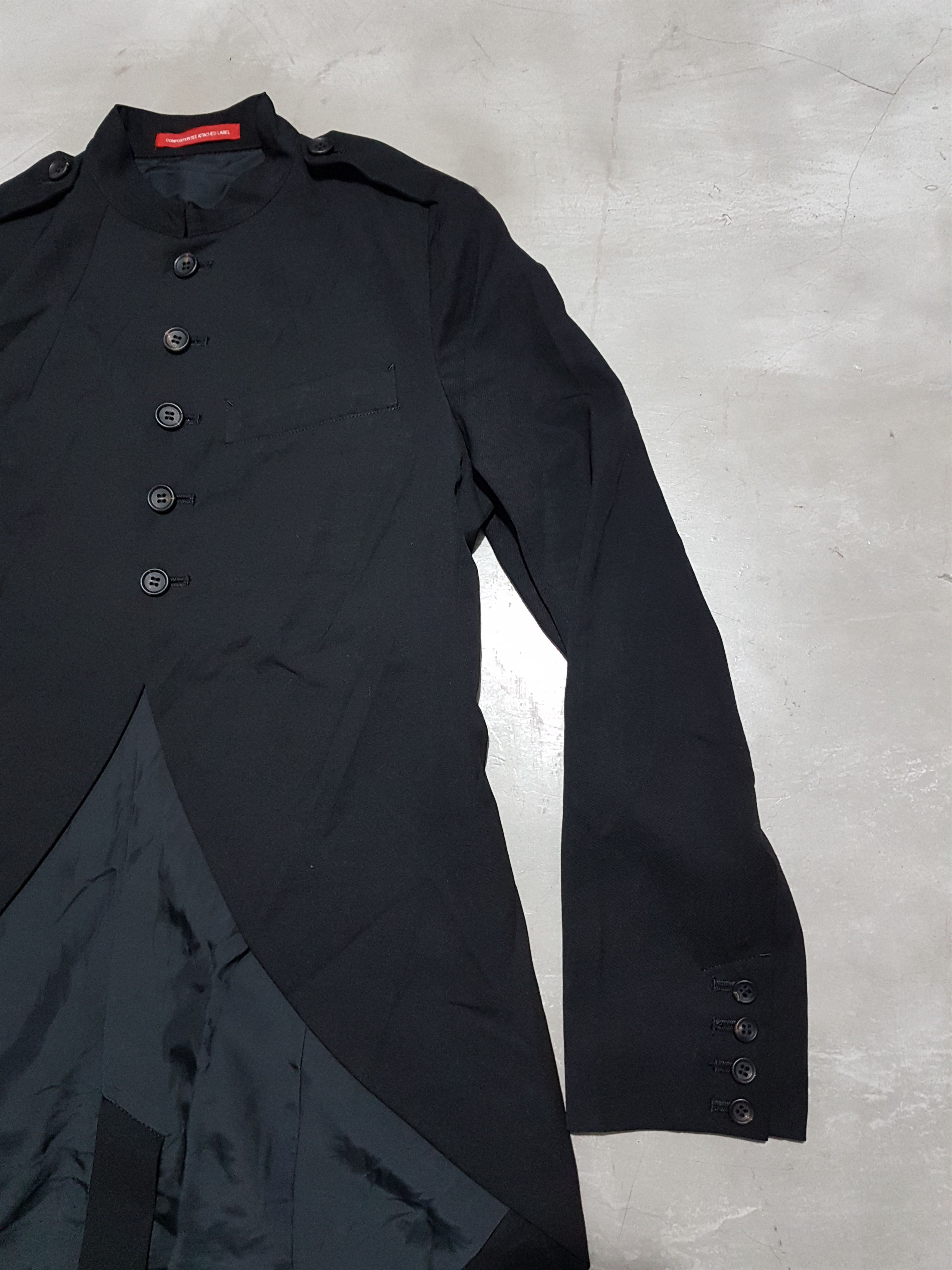 Yohji Yamamoto Y's Red Label Mandarin Collar Military Suit Size M / US 6-8 / IT 42-44 - 7 Thumbnail