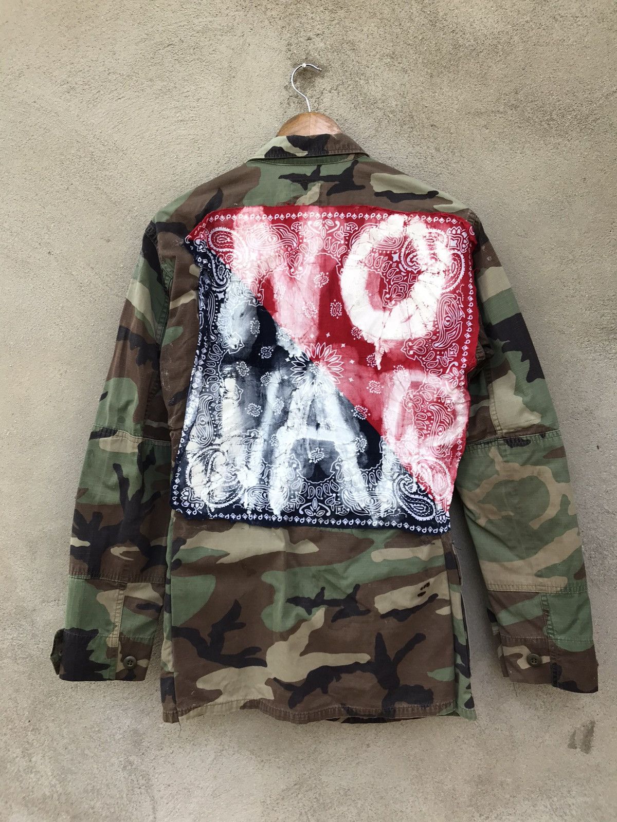 Vintage RARE VINTAGE US ARMY LARSON UNIFORM JACKET SLOGAN NO WAR Size US M / EU 48-50 / 2 - 2 Thumbnail