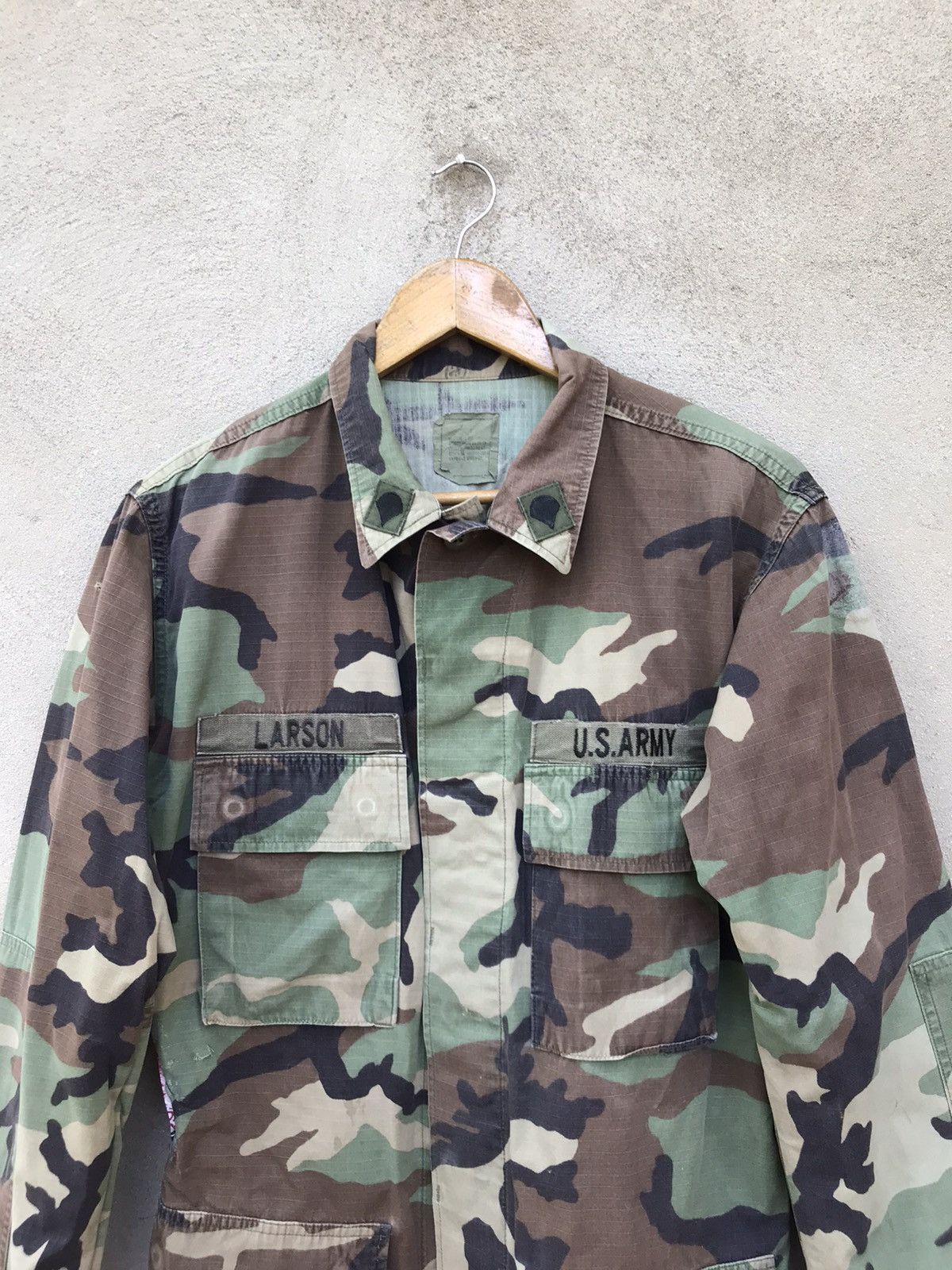 Vintage RARE VINTAGE US ARMY LARSON UNIFORM JACKET SLOGAN NO WAR Size US M / EU 48-50 / 2 - 6 Thumbnail