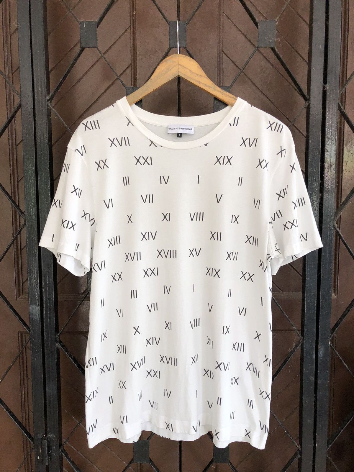 Gosha Rubchinskiy Gosha Rubchinskiy Numbers Tee Size US L / EU 52-54 / 3 - 1 Thumbnail