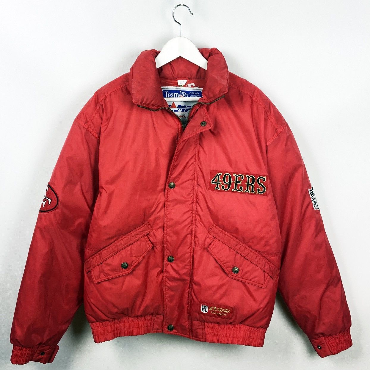 NFL Vintage 90s Rare San Francisco SF 49ers NFL Goose jacket Size US L / EU 52-54 / 3 - 2 Thumbnail