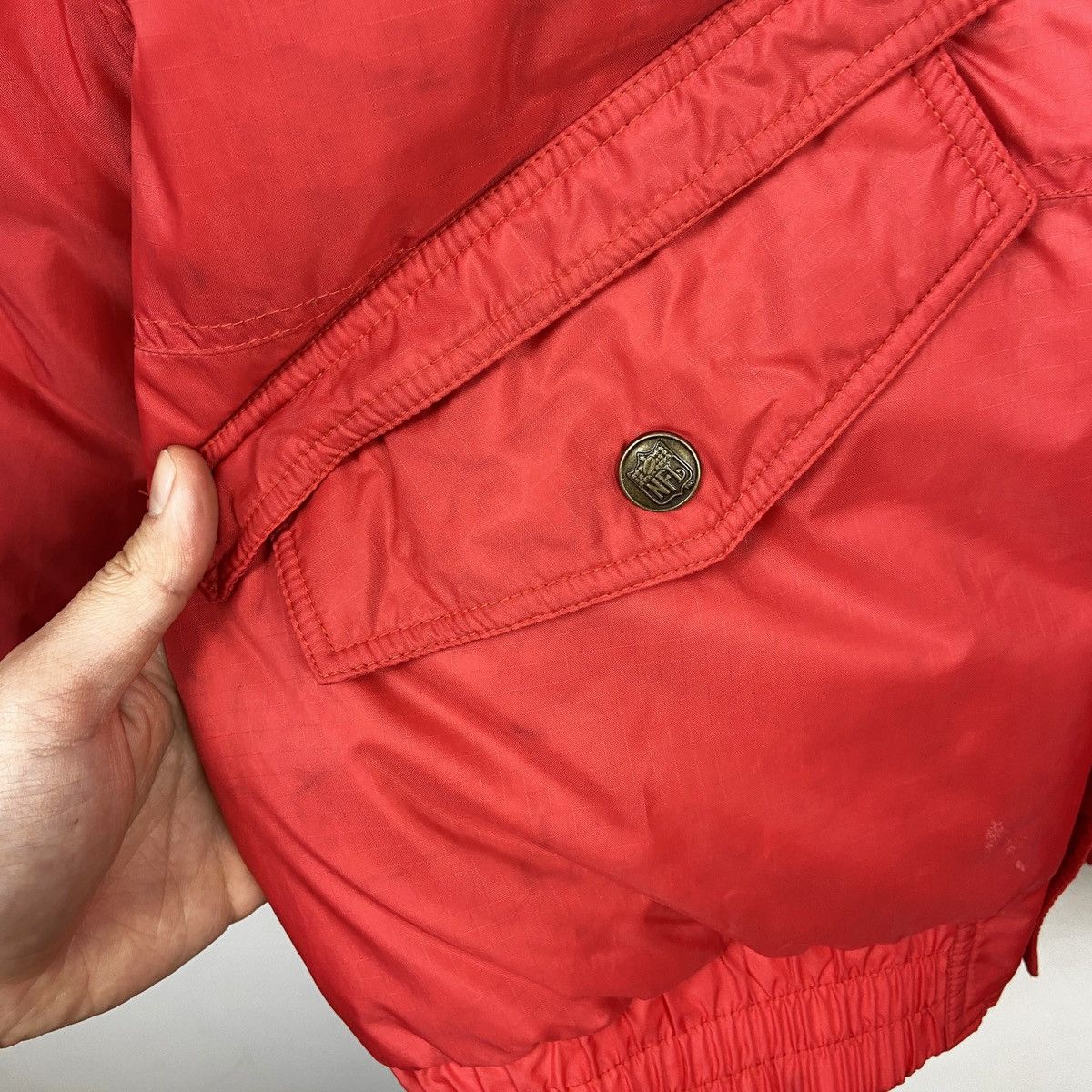 NFL Vintage 90s Rare San Francisco SF 49ers NFL Goose jacket Size US L / EU 52-54 / 3 - 6 Thumbnail