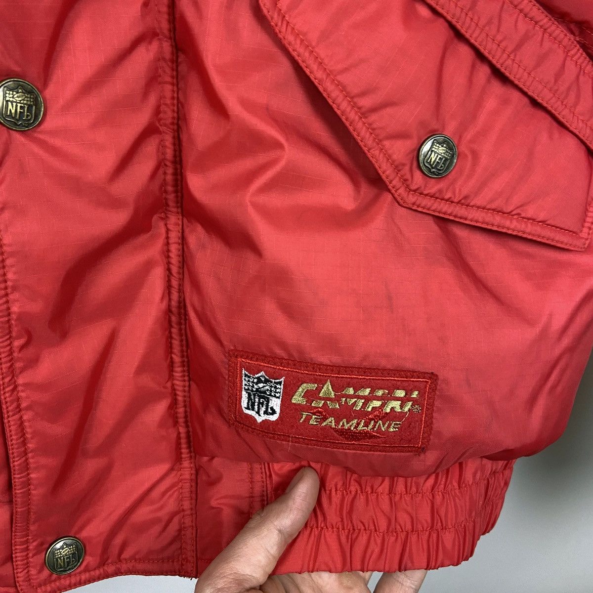 NFL Vintage 90s Rare San Francisco SF 49ers NFL Goose jacket Size US L / EU 52-54 / 3 - 9 Thumbnail