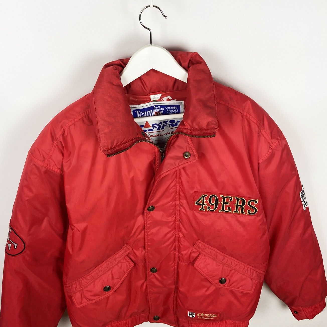 NFL Vintage 90s Rare San Francisco SF 49ers NFL Goose jacket Size US L / EU 52-54 / 3 - 4 Thumbnail