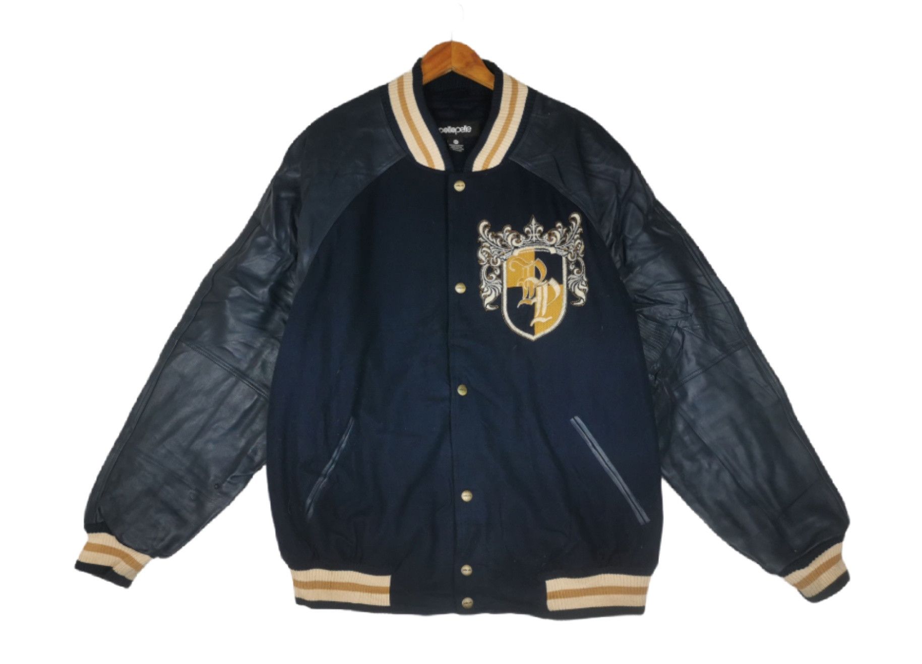 Marc Buchanan MEGA RARE!! Pelle Pelle ® Hip Hop Varsity Jacket Size US XL / EU 56 / 4 - 2 Thumbnail