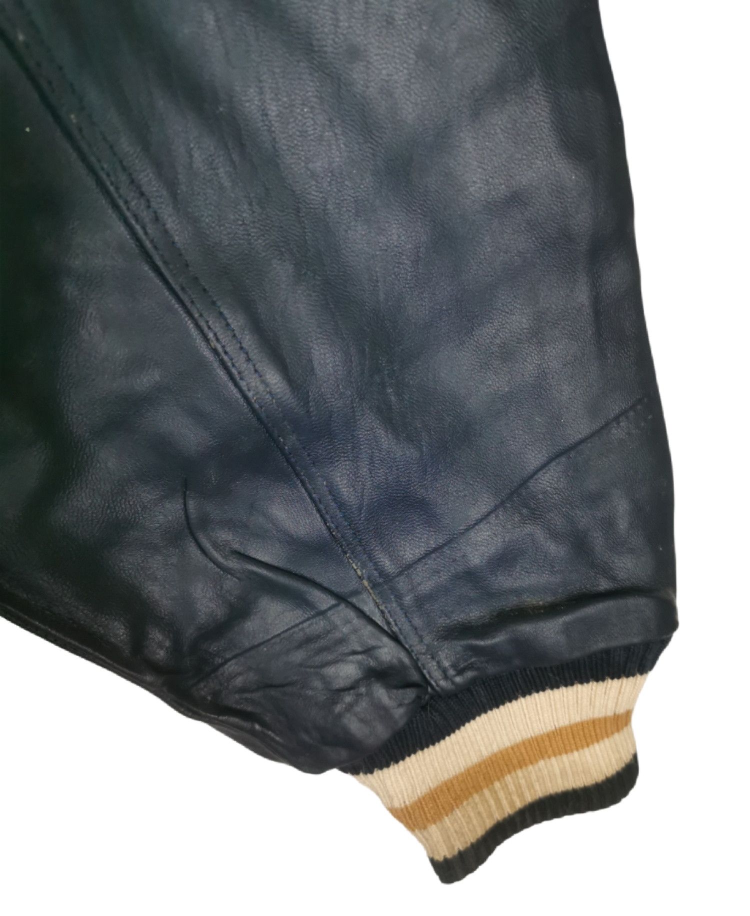 Marc Buchanan MEGA RARE!! Pelle Pelle ® Hip Hop Varsity Jacket Size US XL / EU 56 / 4 - 4 Thumbnail