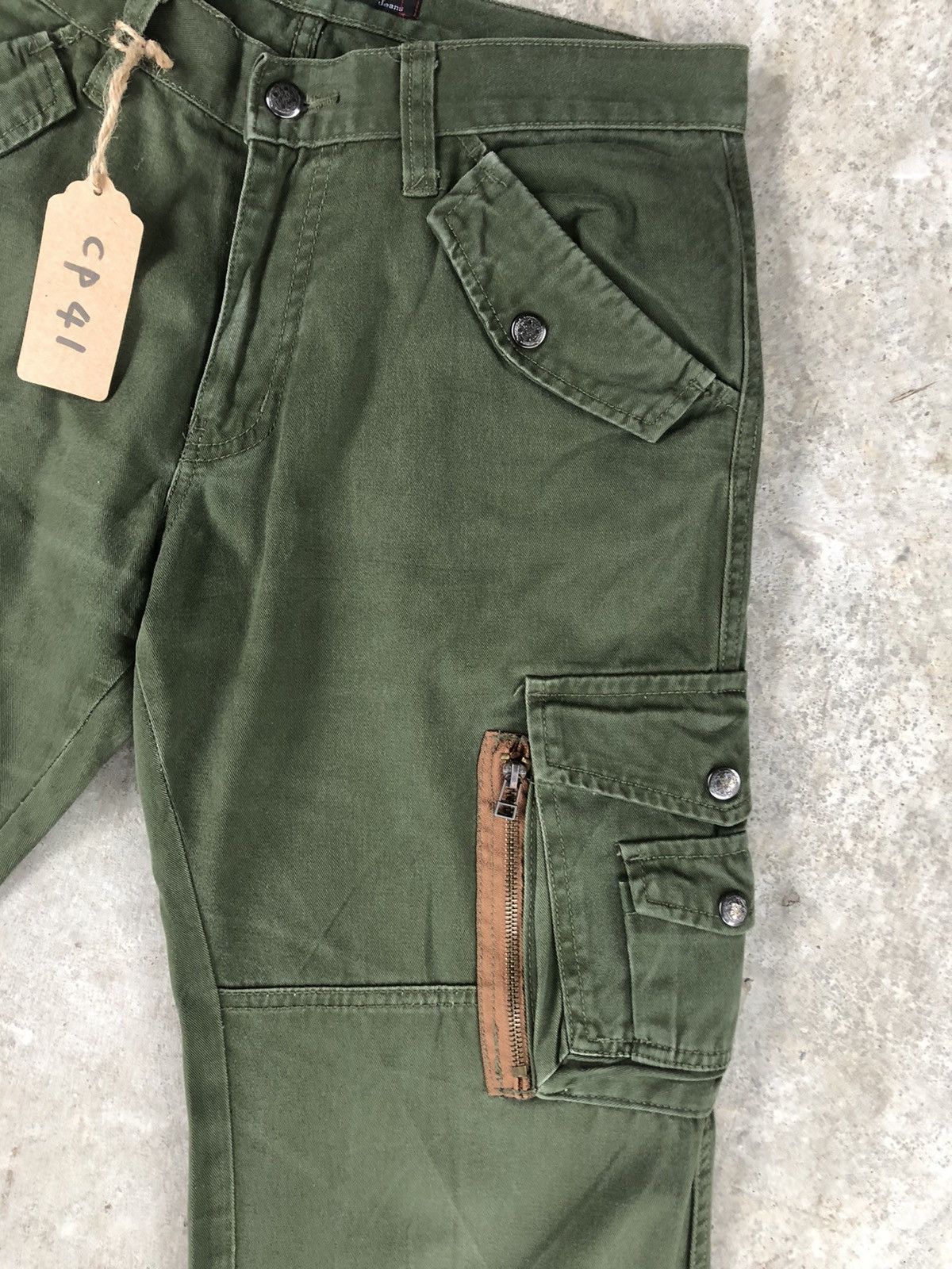 Japanese Brand Dominate Handcrafted Jeans Cargo Pants Tactical Multipocket Size US 32 / EU 48 - 3 Thumbnail