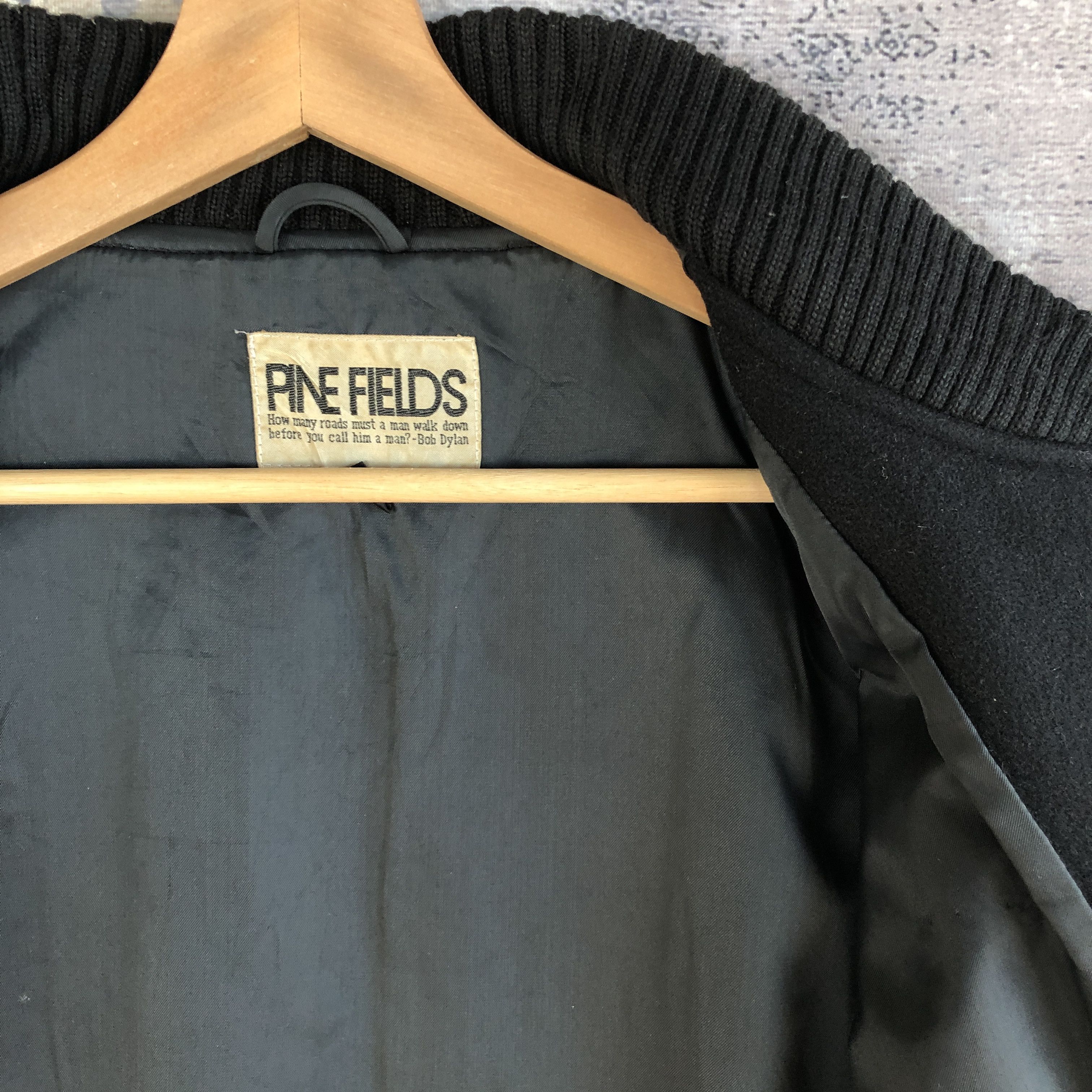 Japanese Brand × Vintage Pine Fields Varsity Jacket Japanese Pine Fields Wool Jacket Size US L / EU 52-54 / 3 - 7 Thumbnail