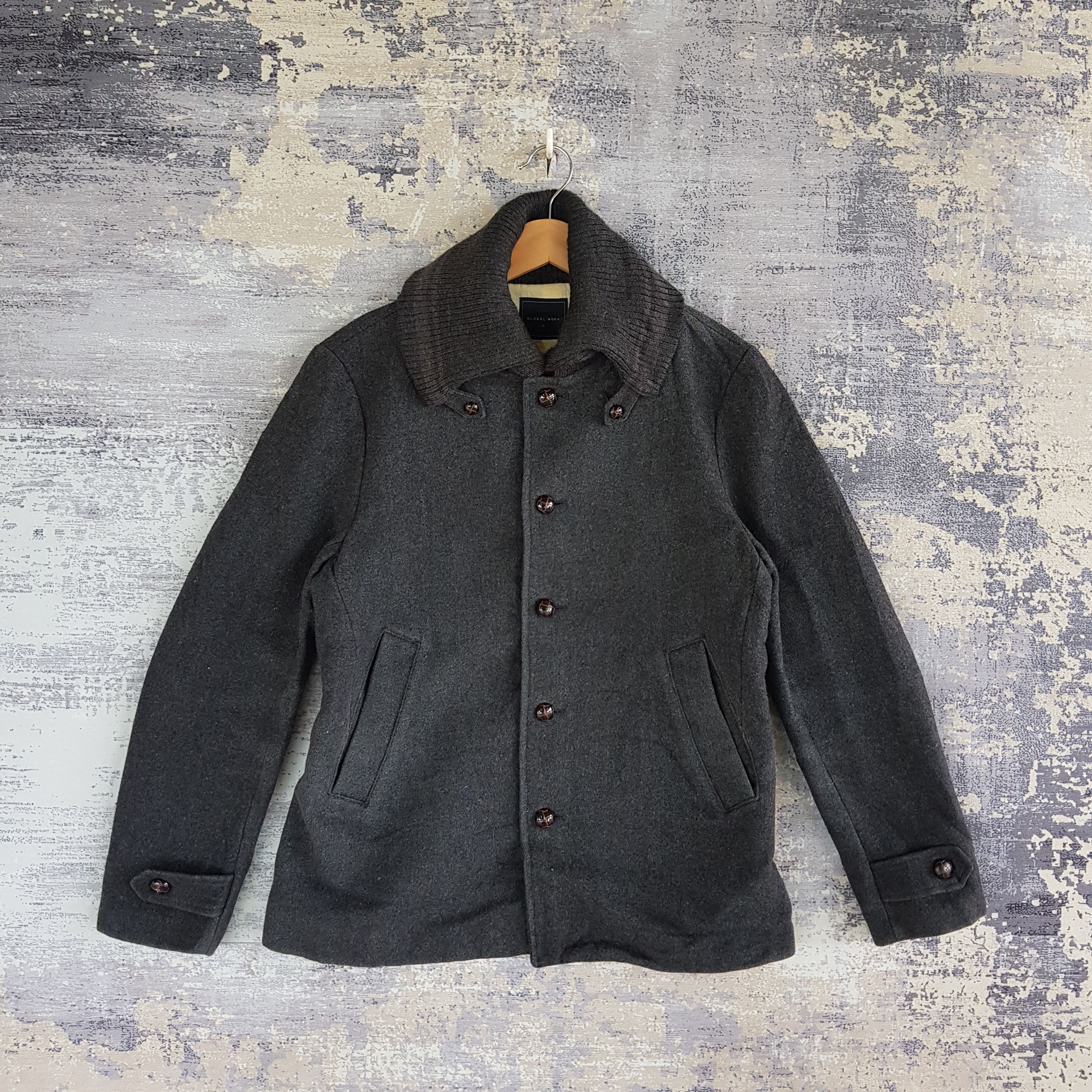Japanese Brand × Vintage Vintage Japanese Varsity Jacket Japanese Wool Jacket Size M / US 6-8 / IT 42-44 - 1 Thumbnail