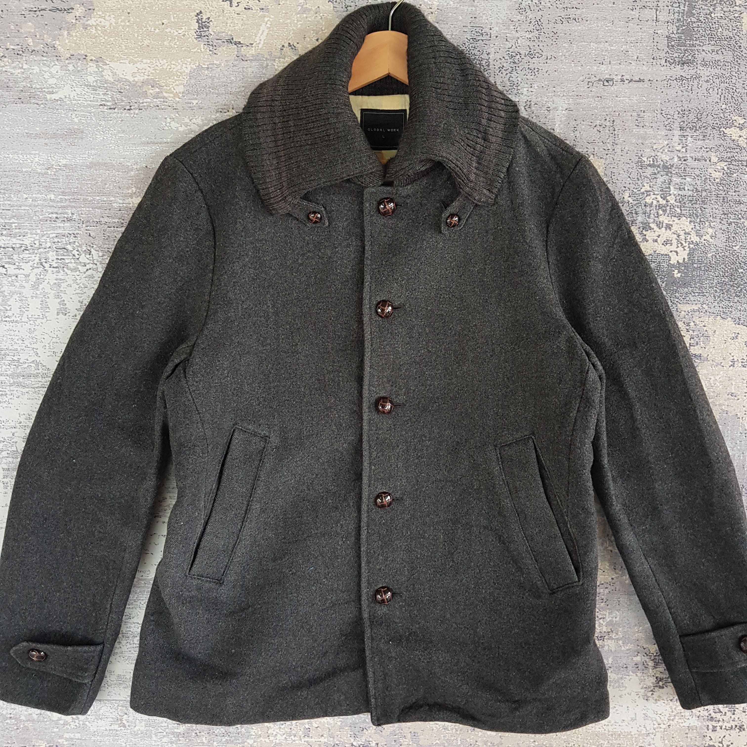 Japanese Brand × Vintage Vintage Japanese Varsity Jacket Japanese Wool Jacket Size M / US 6-8 / IT 42-44 - 3 Thumbnail