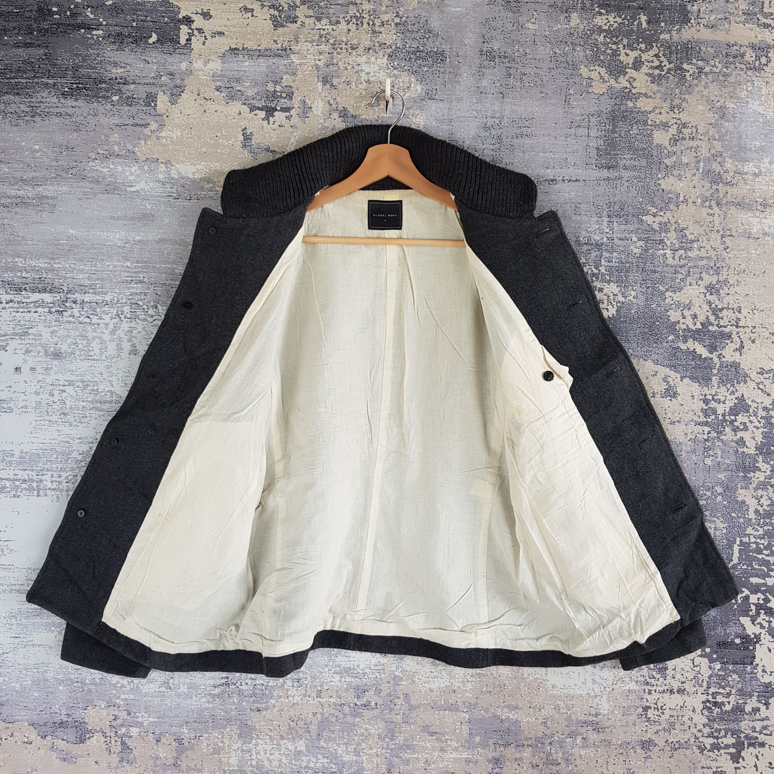 Japanese Brand × Vintage Vintage Japanese Varsity Jacket Japanese Wool Jacket Size M / US 6-8 / IT 42-44 - 4 Thumbnail