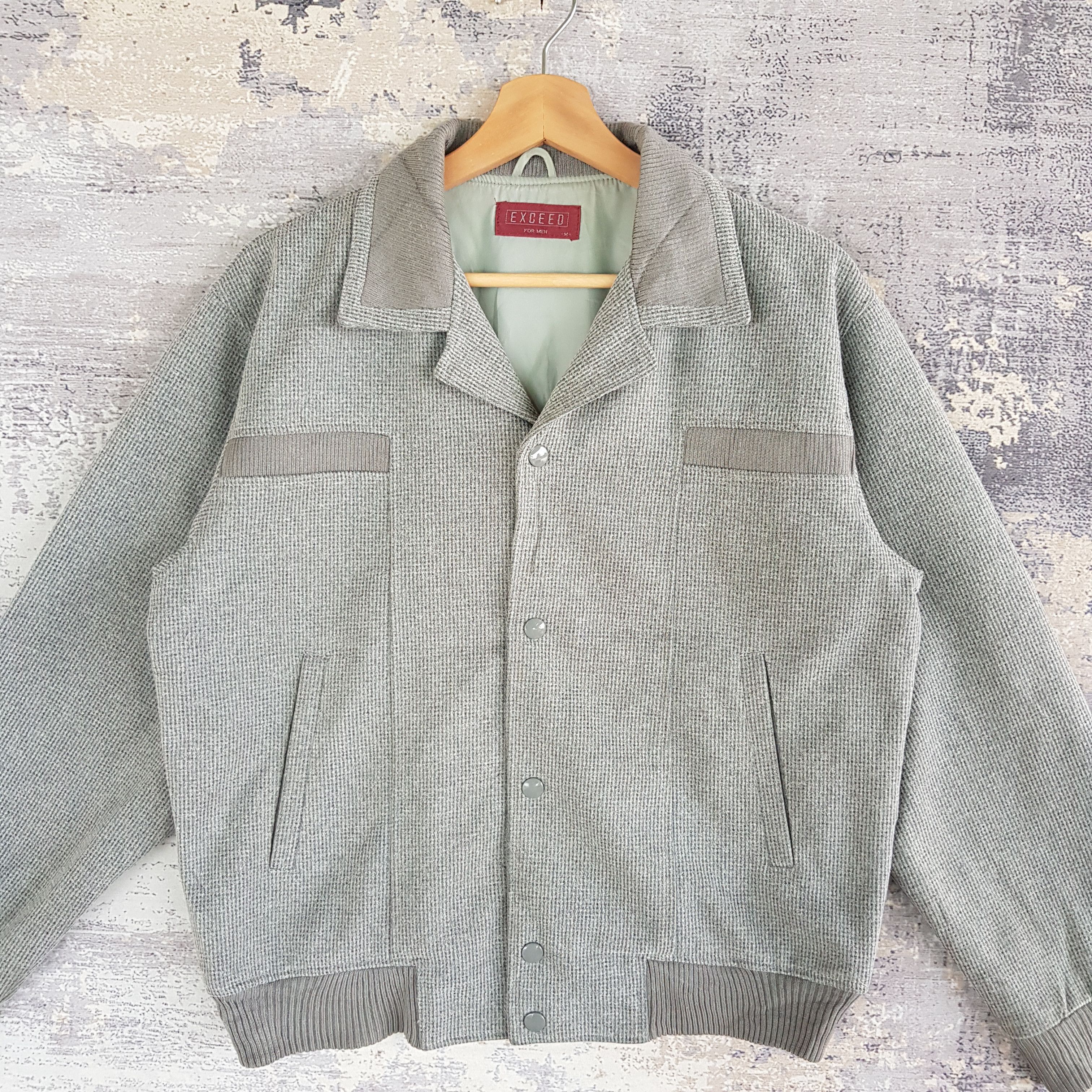 Japanese Brand × Vintage Vintage Exceed Japanese Baseball Jacket Wool Jacket Size US M / EU 48-50 / 2 - 3 Thumbnail