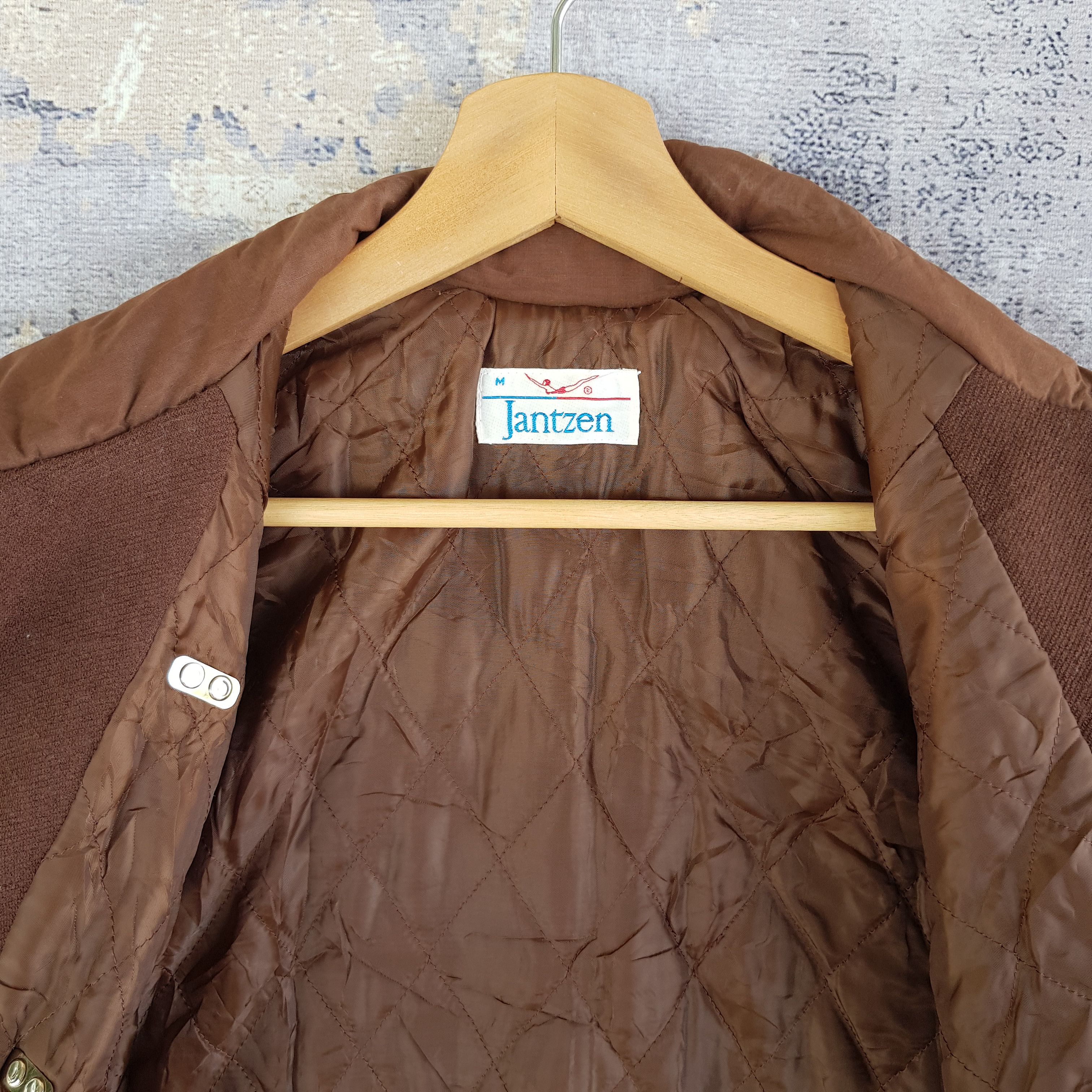 Japanese Brand × Vintage Jantzen Japanese Baseball Jacket Japanese Wool Jacket Size US L / EU 52-54 / 3 - 6 Thumbnail