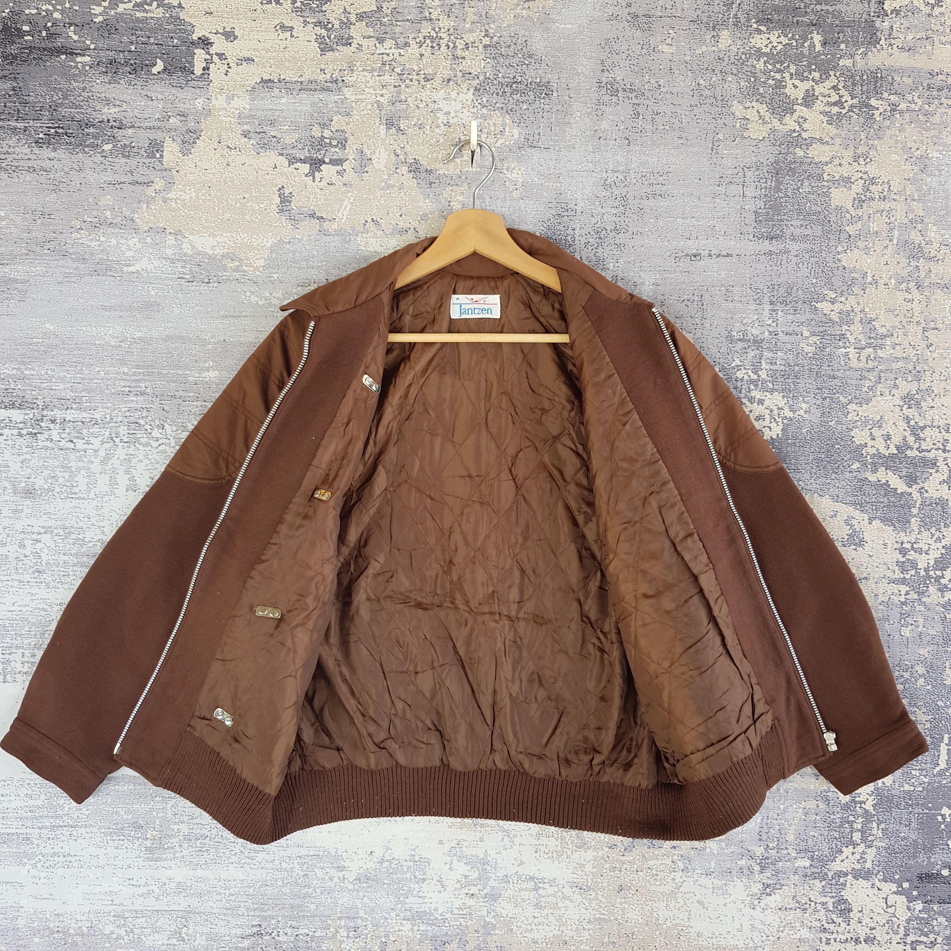 Japanese Brand × Vintage Jantzen Japanese Baseball Jacket Japanese Wool Jacket Size US L / EU 52-54 / 3 - 5 Thumbnail