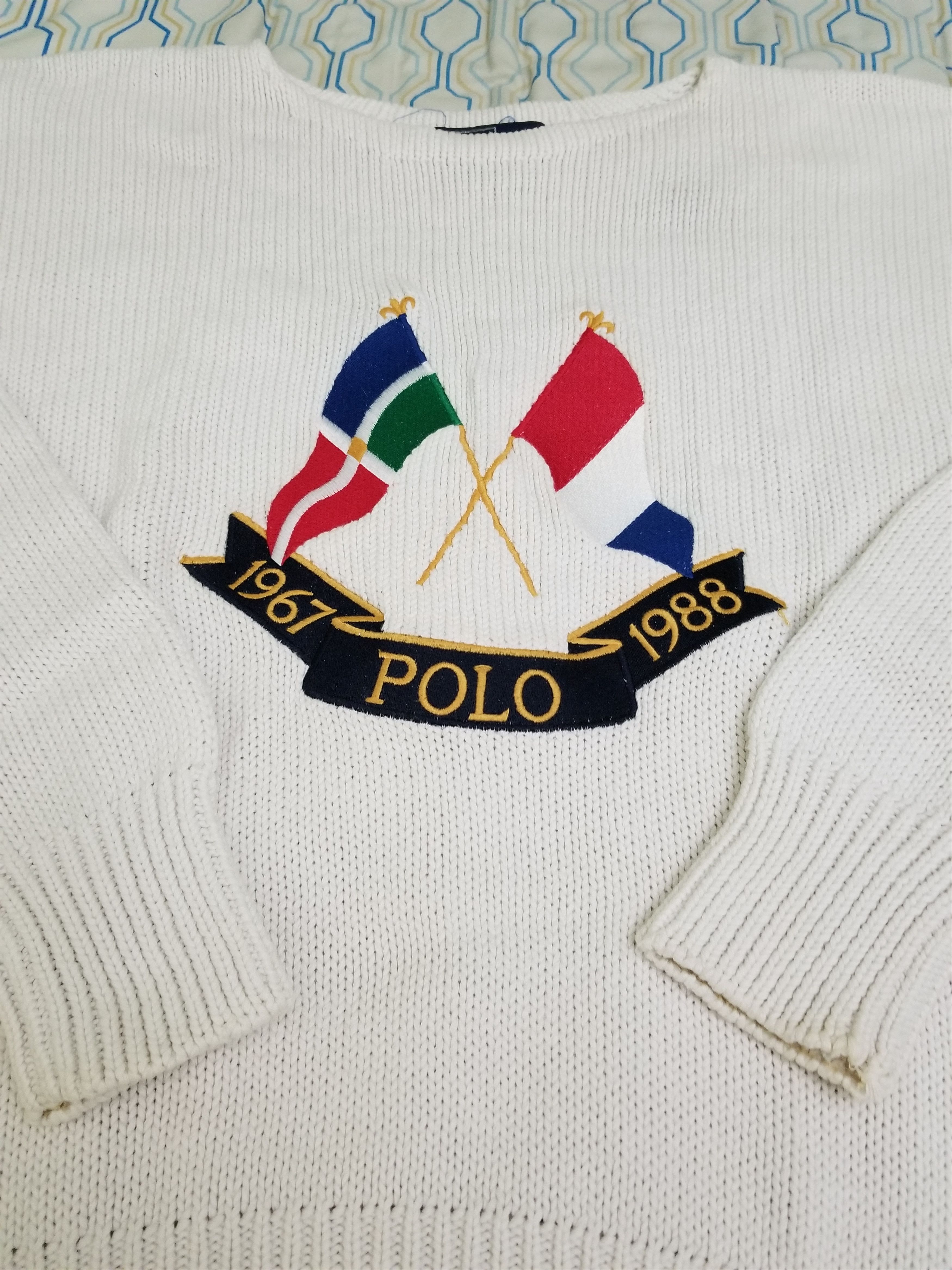 Polo cross flags sweatshirt best sale