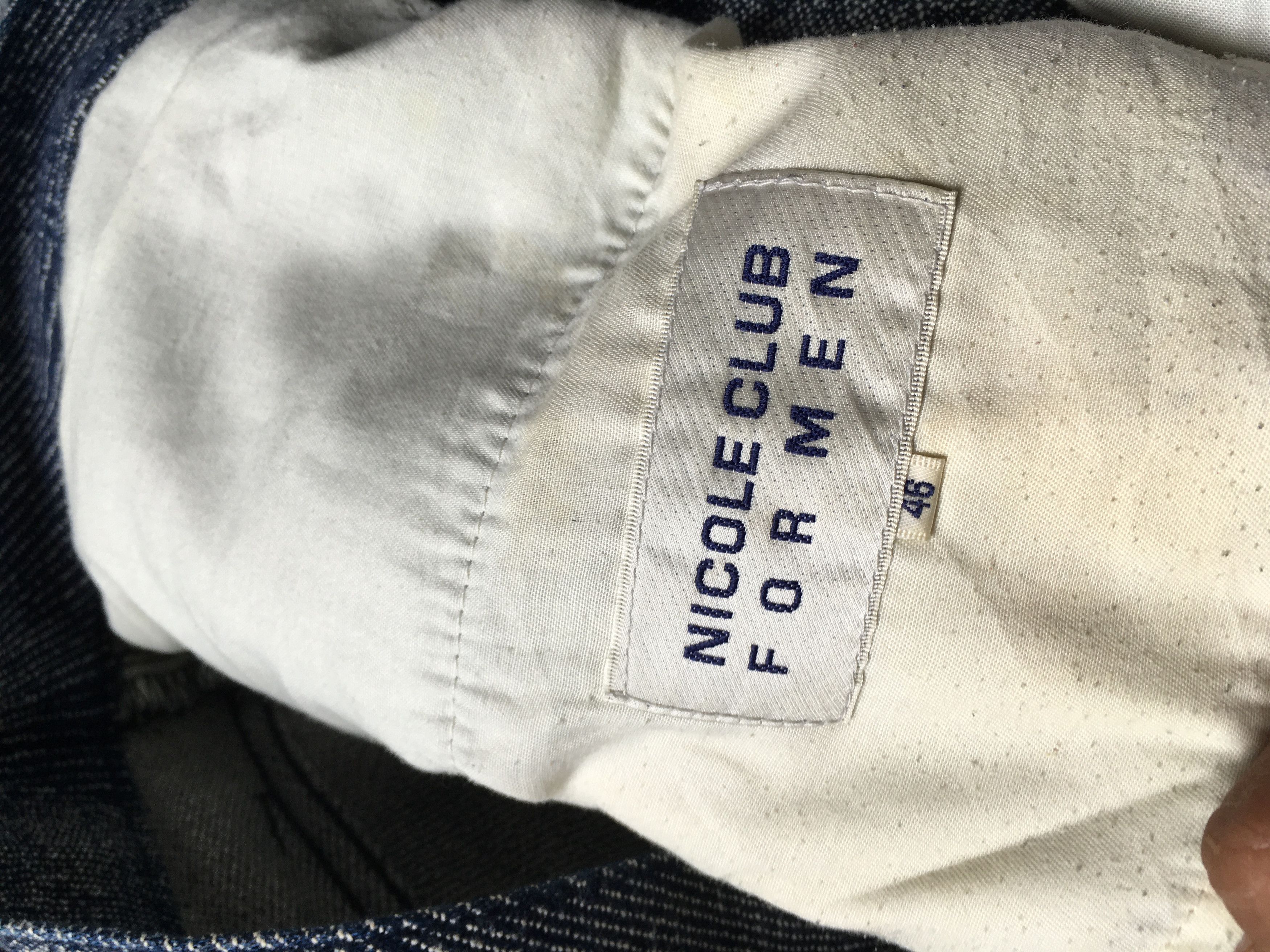 Designer × Japanese Brand × Vintage Vintage Nicole Club Denim Embroidery lookalike Trompe L’oeil Size US 28 / EU 44 - 5 Thumbnail