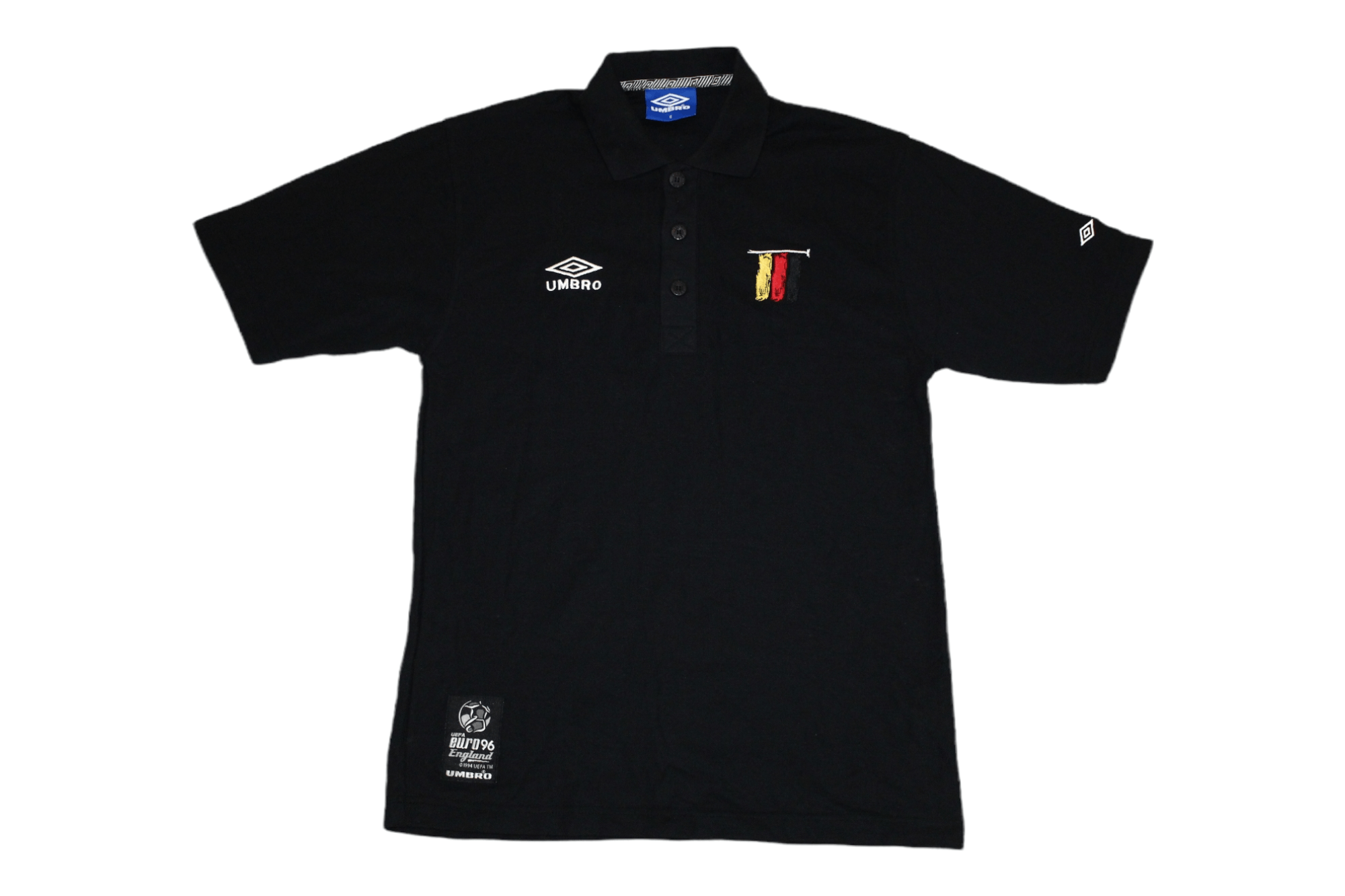 UEFA 🔥 RARE VTG 🔥 Umbro UEFA Euro '96 Germany Team Polo Shirt Size US S / EU 44-46 / 1 - 1 Thumbnail