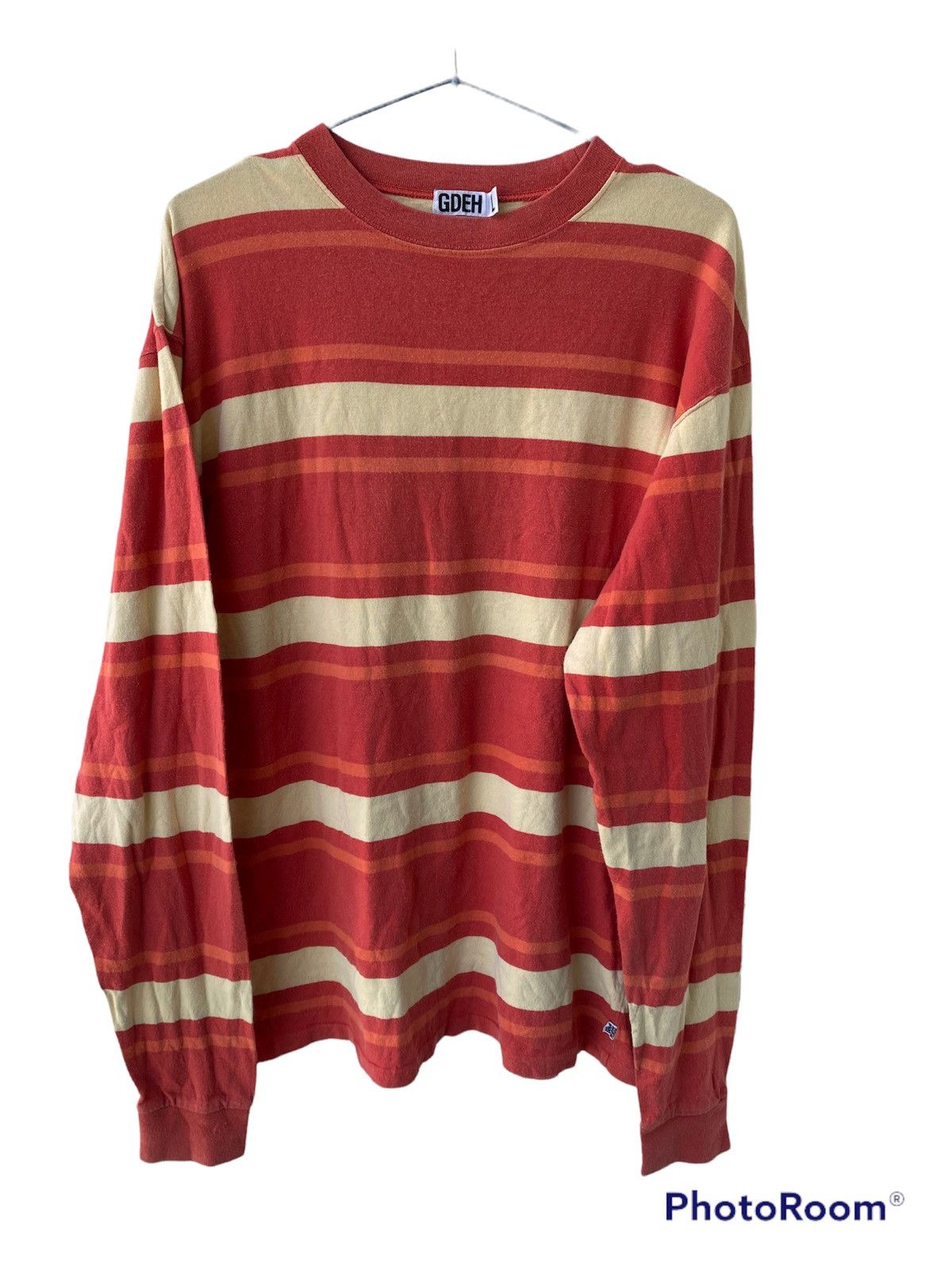 ARCHIEVE! Vtg 99’ GDEH L/S Shirt Striped Pullover Jumper