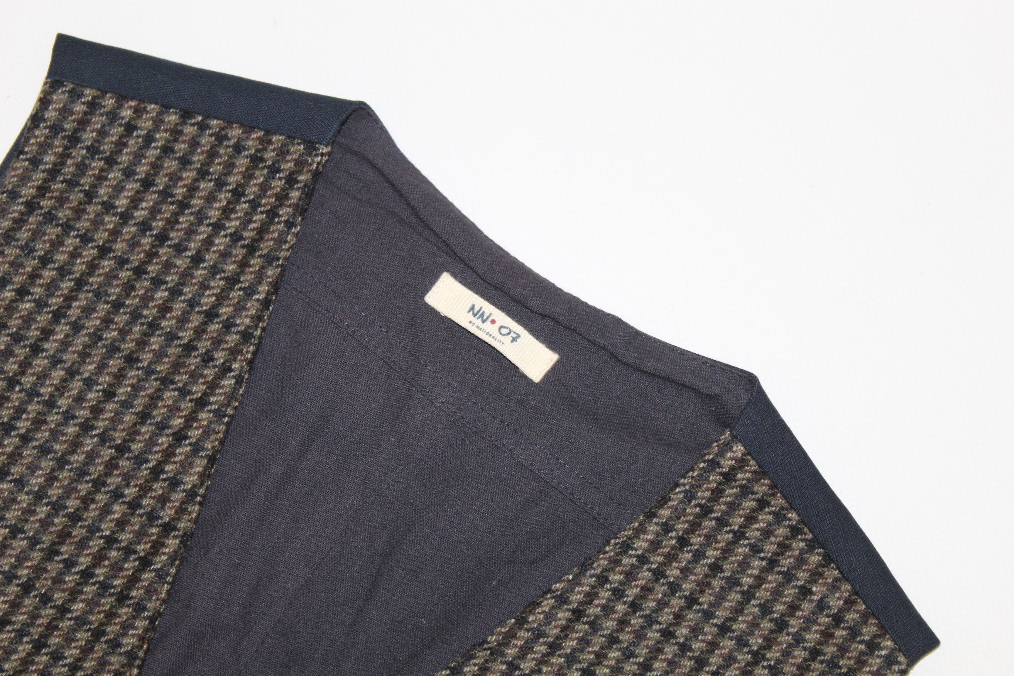 NN07 NN07 Omega Houndstooth Tweed Waistcoat Size US S / EU 44-46 / 1 - 4 Thumbnail