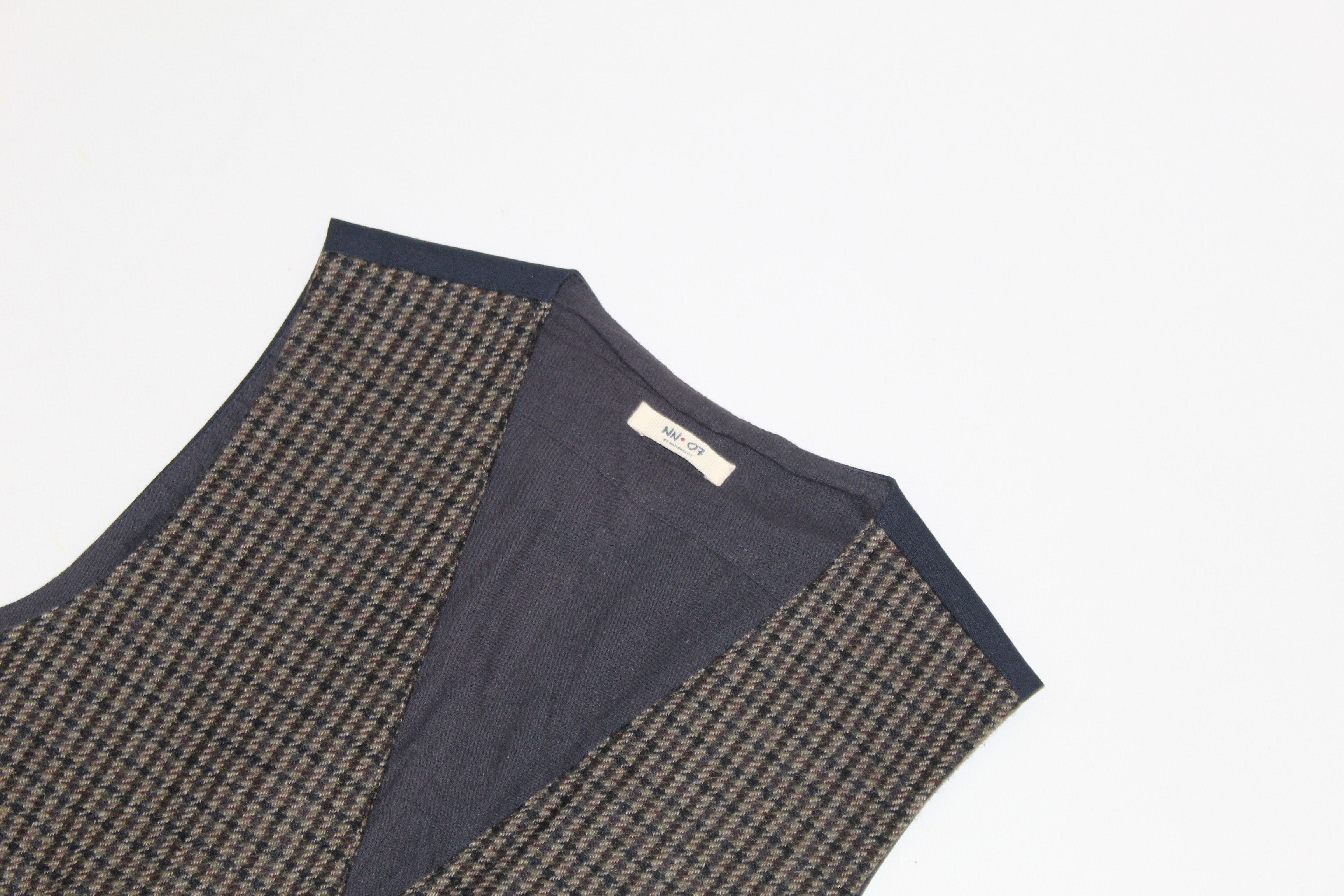 NN07 NN07 Omega Houndstooth Tweed Waistcoat Size US S / EU 44-46 / 1 - 3 Thumbnail